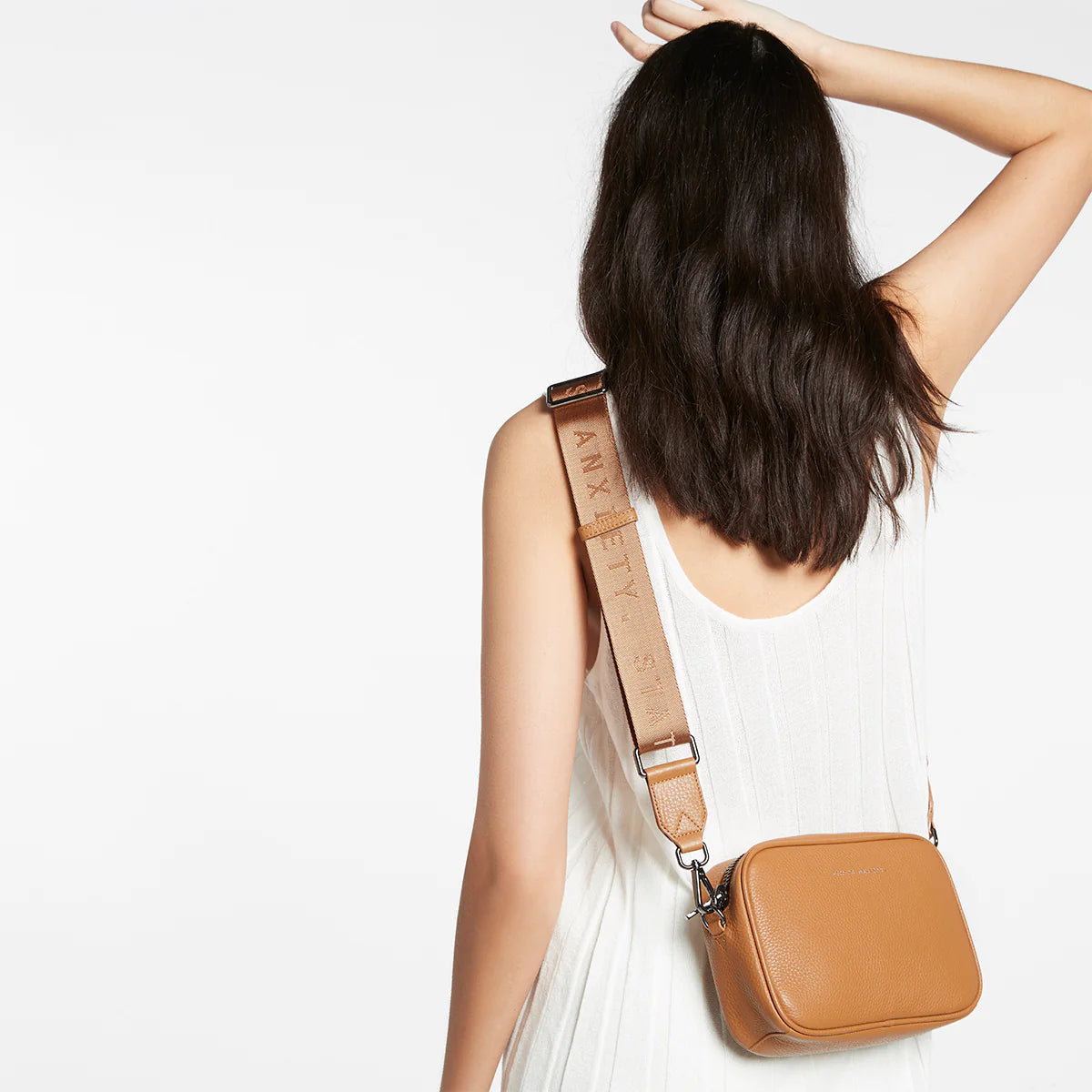 Status Anxiety Web Strap Medium - Tan Status Anxiety