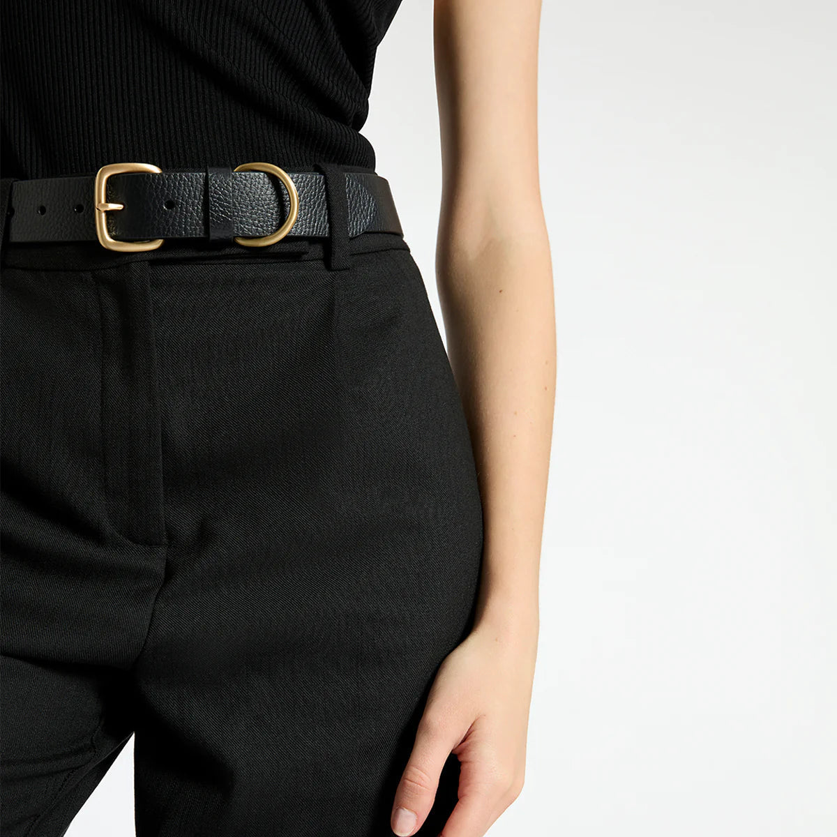 Status Anxiety Disarm Belt - Black/Gold Status Anxiety