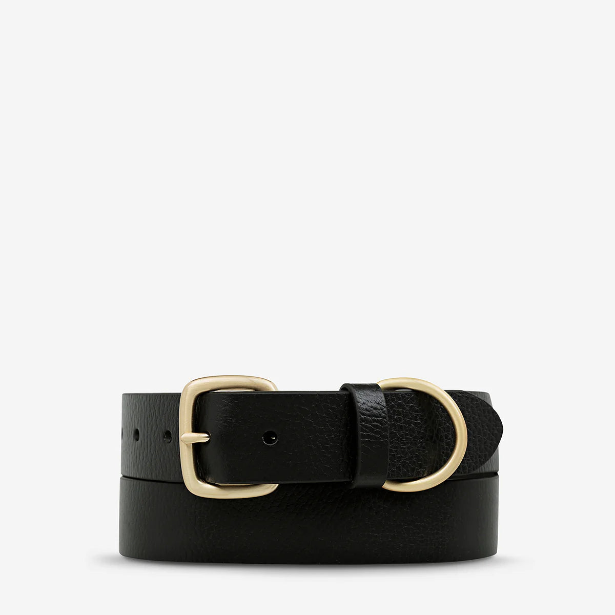 Status Anxiety Disarm Belt - Black/Gold Status Anxiety