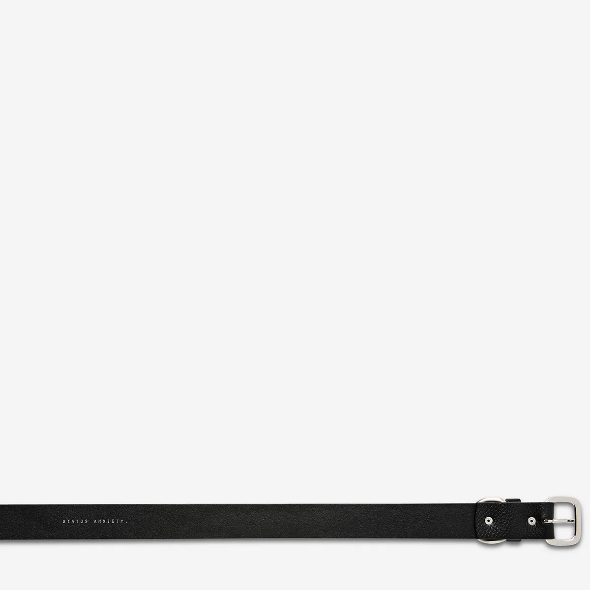 Status Anxiety Disarm Belt - Black/Silver Status Anxiety