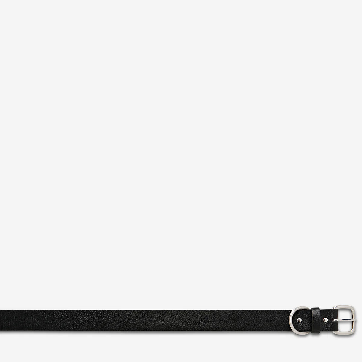 Status Anxiety Disarm Belt - Black/Silver Status Anxiety