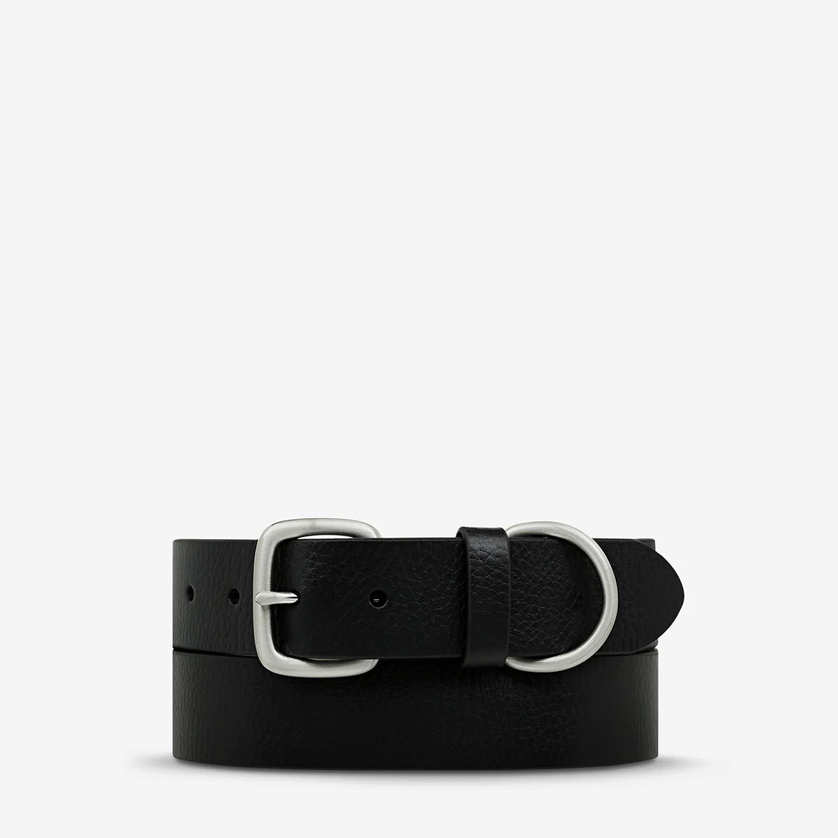 Status Anxiety Disarm Belt - Black/Silver Status Anxiety