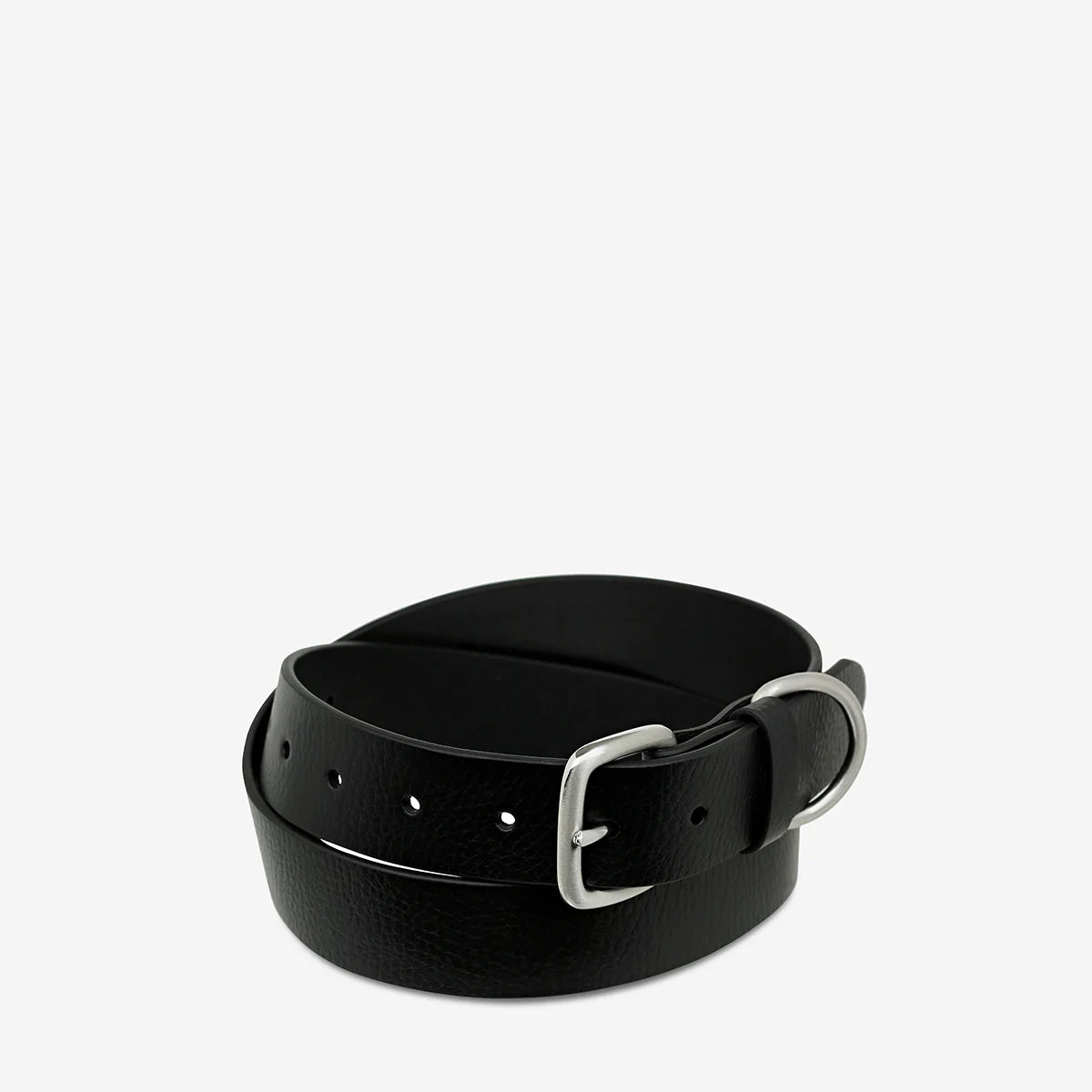 Status Anxiety Disarm Belt - Black/Silver Status Anxiety