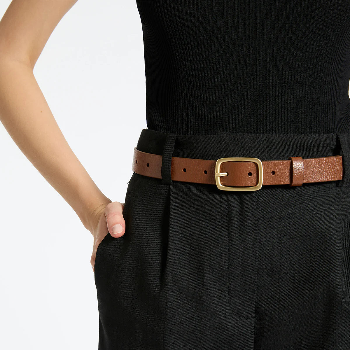 Status Anxiety - Nobody's Fault Belt (Tan/Gold) Status Anxiety
