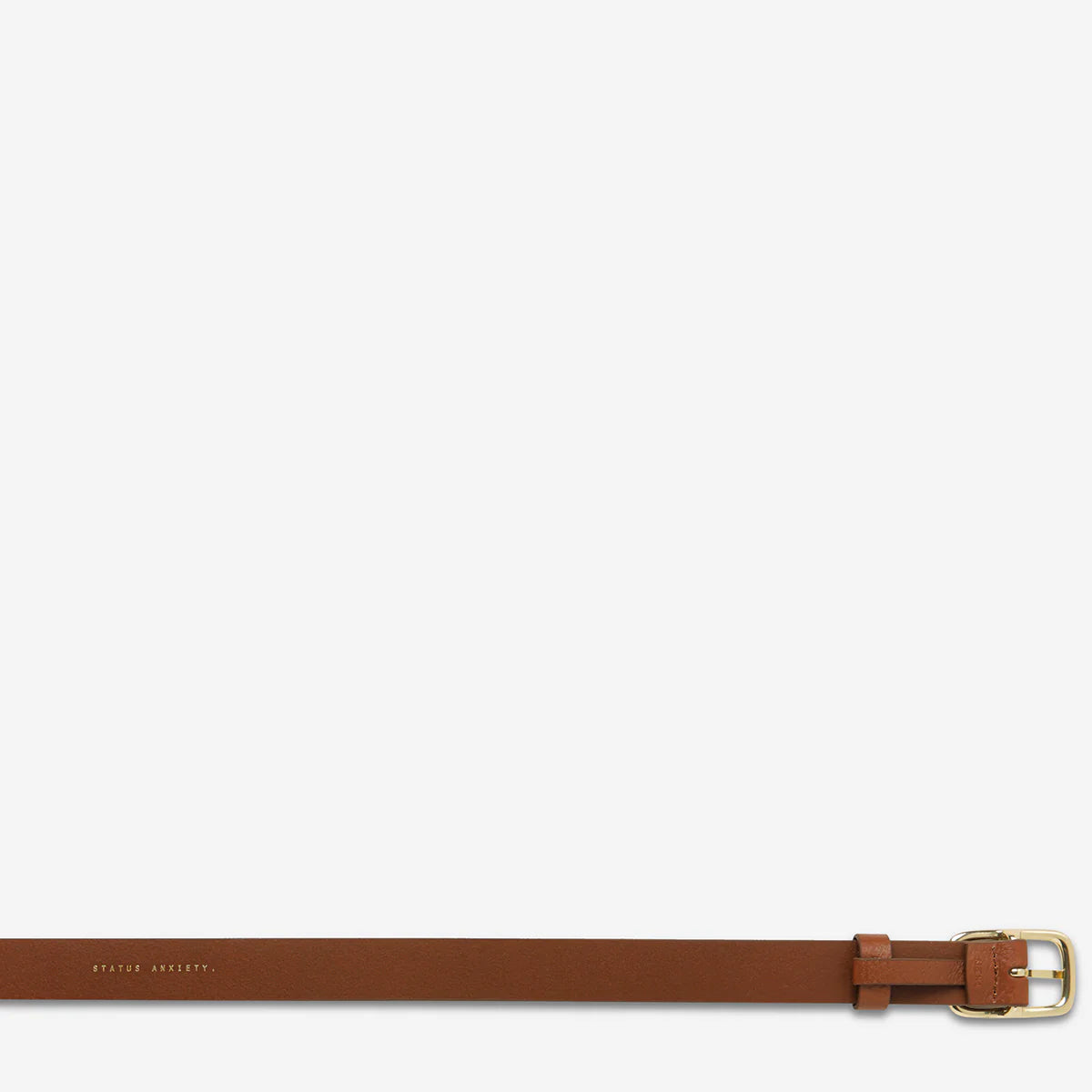Status Anxiety - Nobody's Fault Belt (Tan/Gold) Status Anxiety