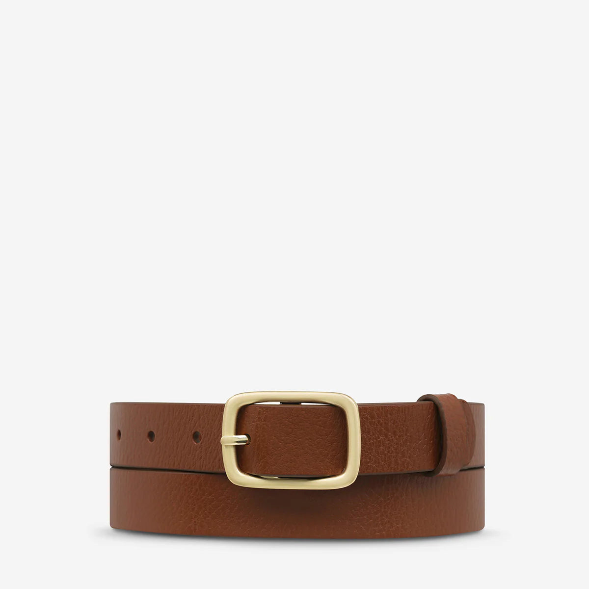 Status Anxiety - Nobody's Fault Belt (Tan/Gold) Status Anxiety