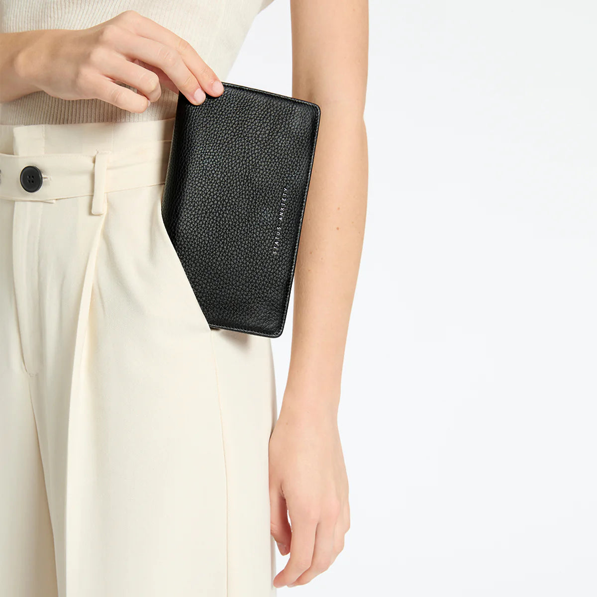 Status Anxiety Living Proof Wallet - Black Status Anxiety