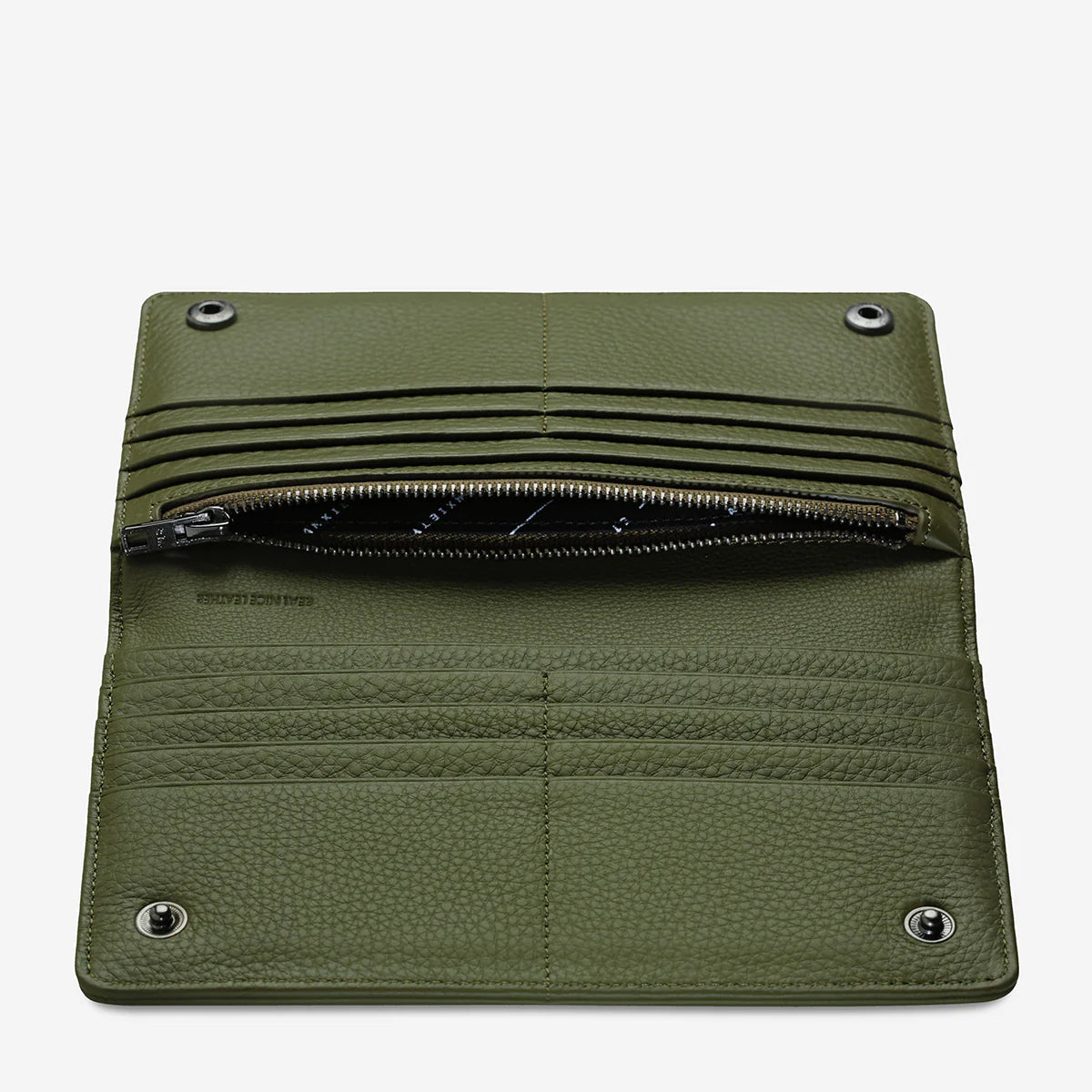 Status Anxiety Living Proof Wallet - Khaki Status Anxiety