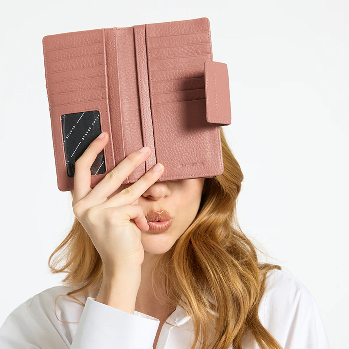 Status Anxiety - Ruins Wallet (Dusty Rose) Status Anxiety