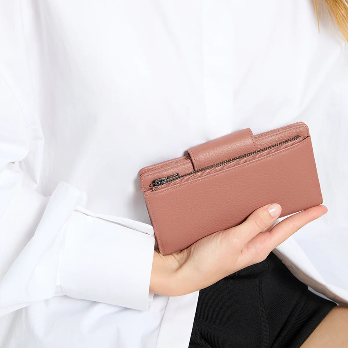 Status Anxiety - Ruins Wallet (Dusty Rose) Status Anxiety