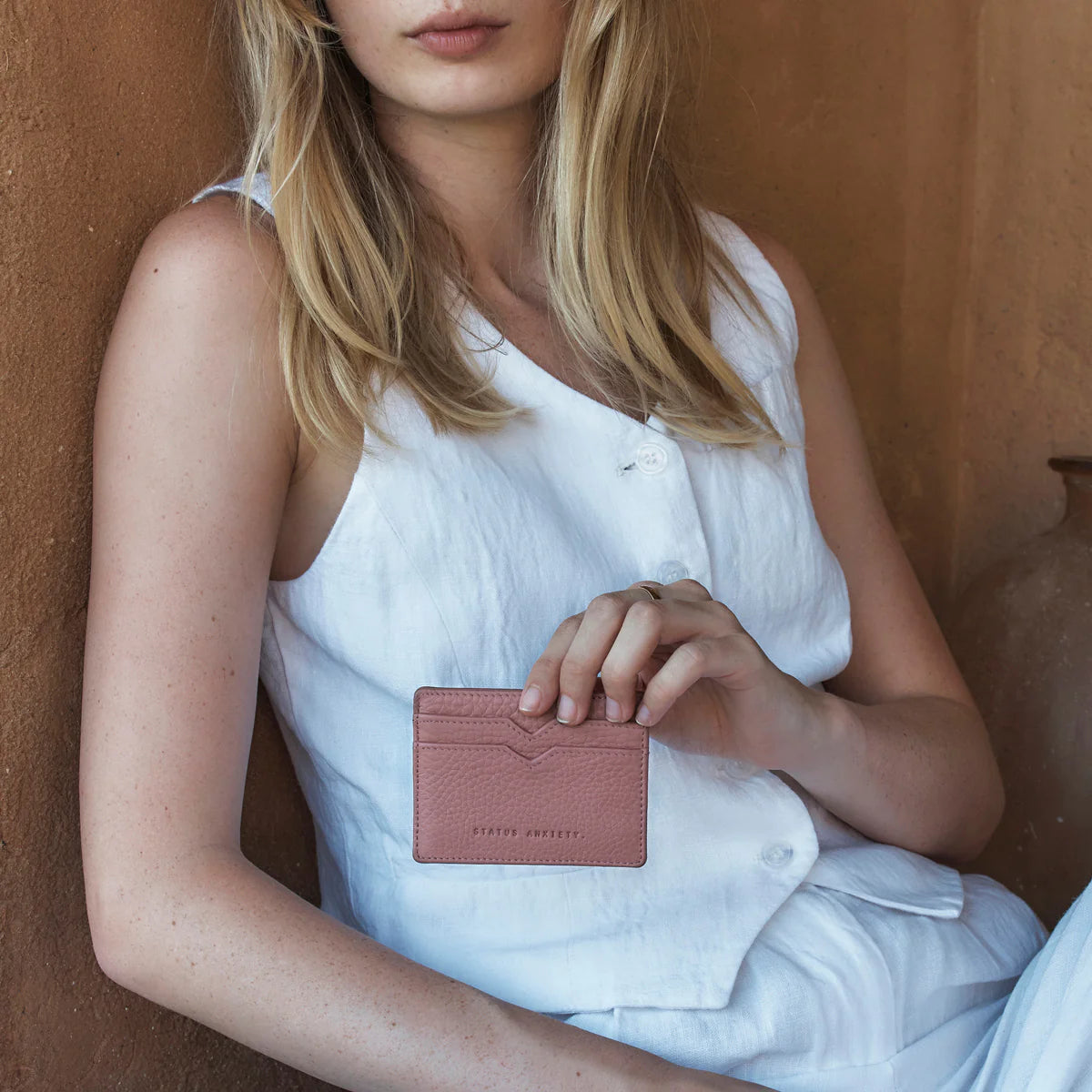 Status Anxiety Together For Now Wallet - Dusty Rose Status Anxiety