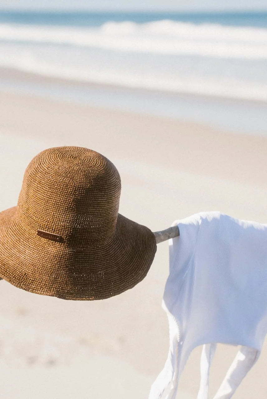 Will & Bear - Sunny Brown Crushable Straw Hat Will + Bear