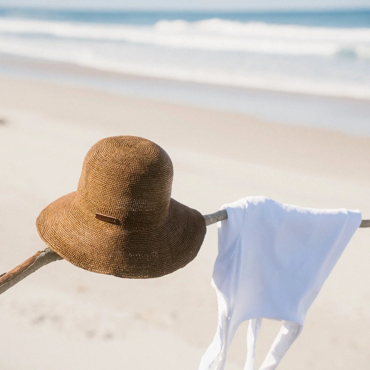 Will & Bear - Sunny Brown Crushable Straw Hat Will + Bear