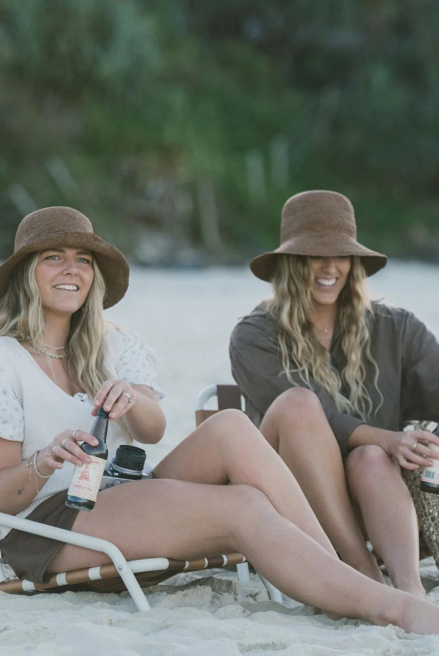 Will & Bear - Sunny Brown Crushable Straw Hat Will + Bear