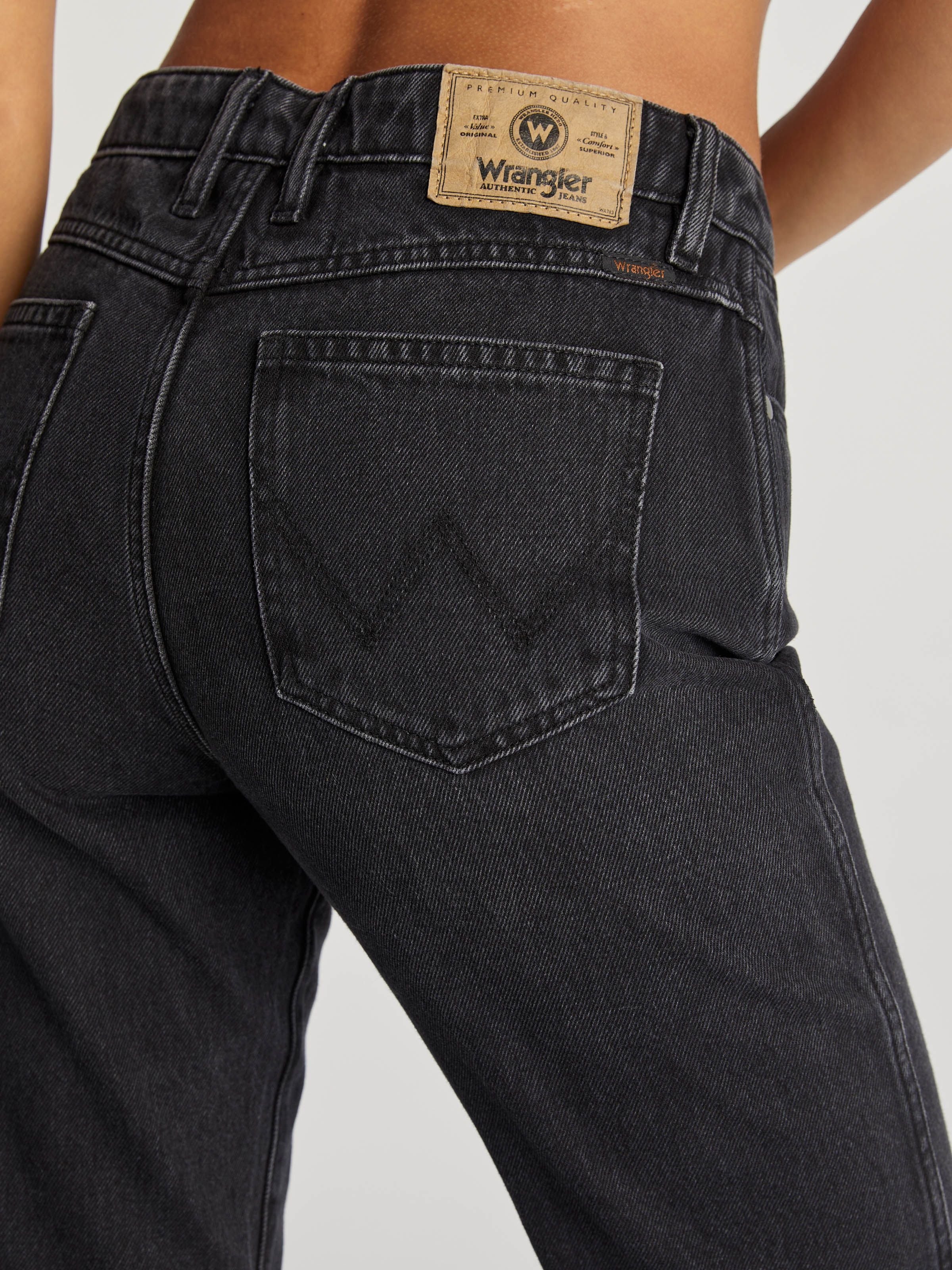 Wrangler Mid Tori Slim Straight Jean - After Dark Wrangler