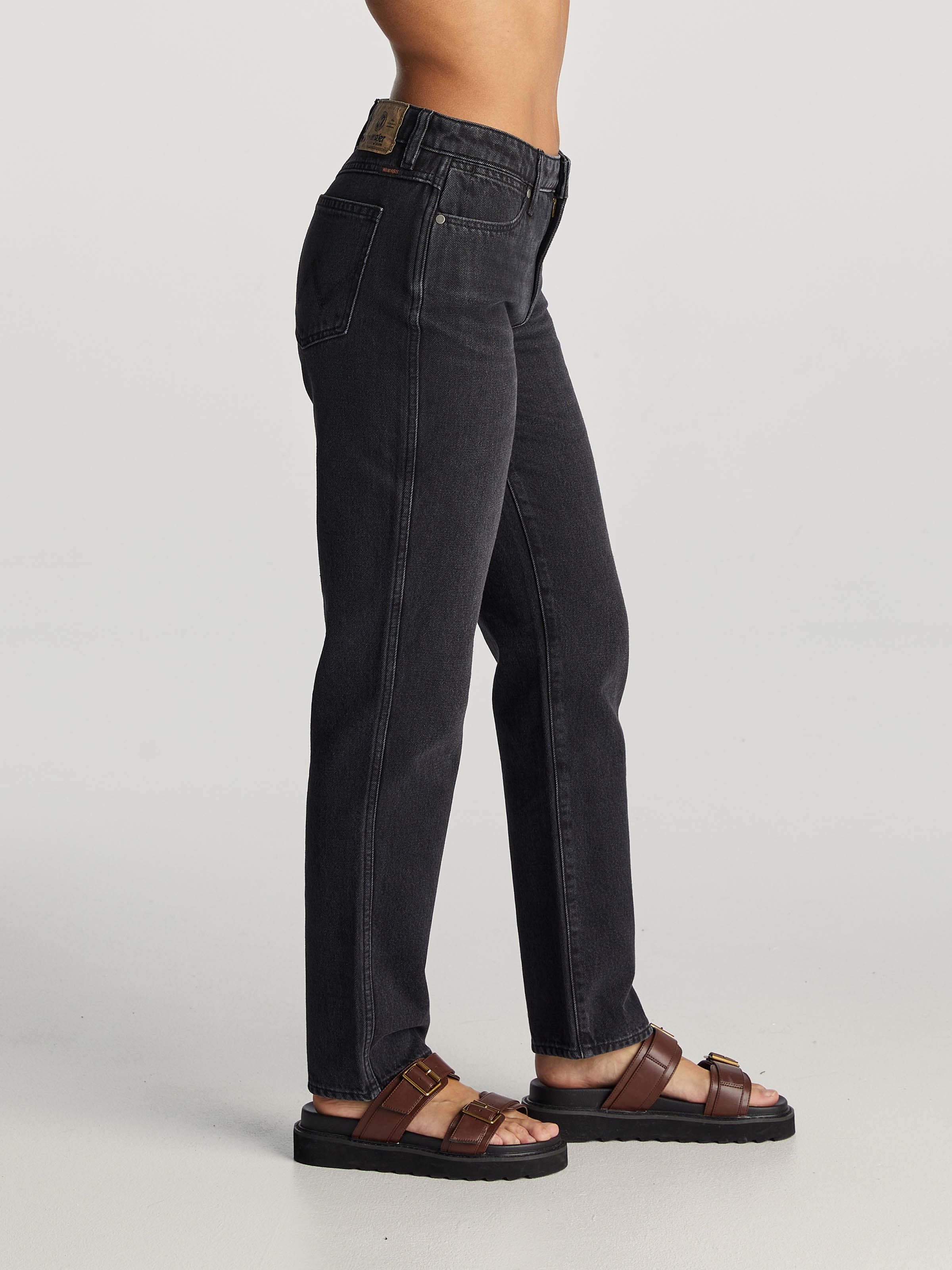 Wrangler Mid Tori Slim Straight Jean - After Dark Wrangler