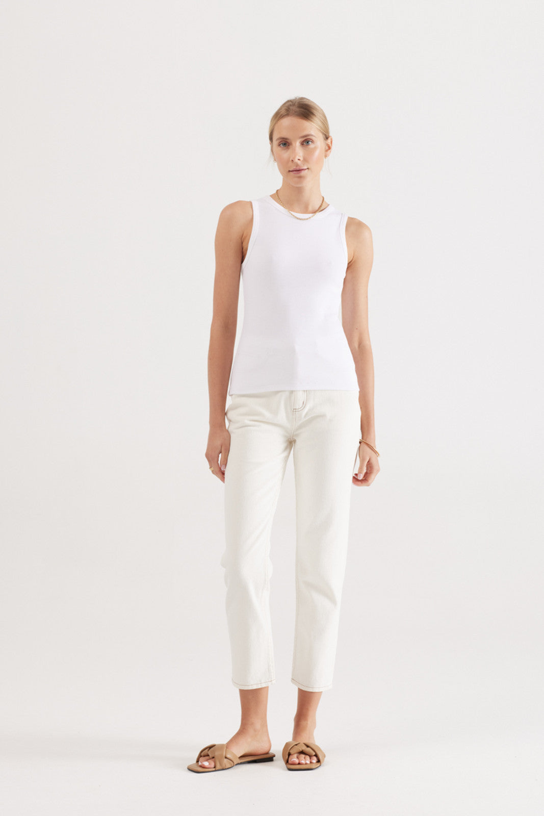 Elka - Nola Tank (White) Elka Collective