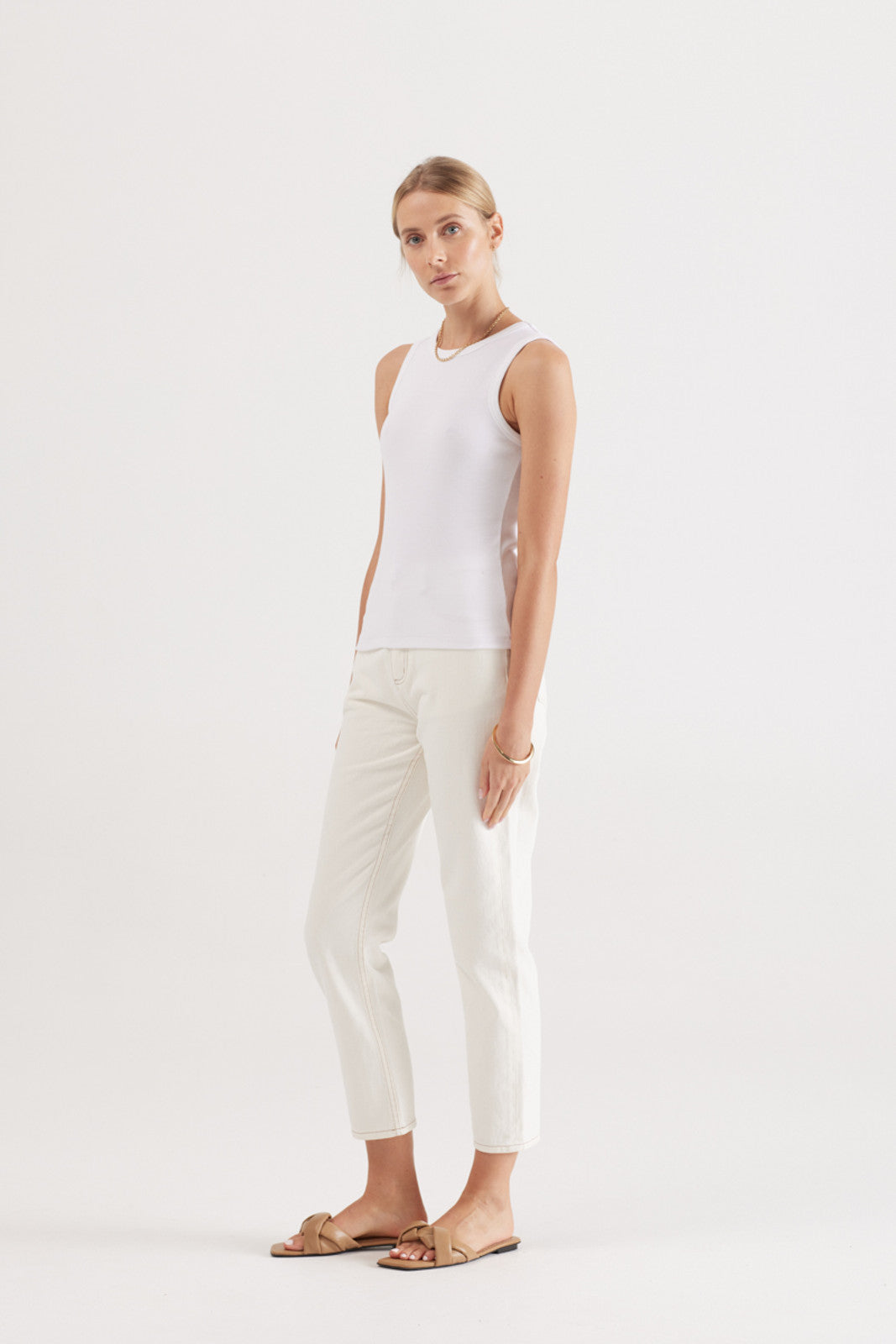 Elka - Nola Tank (White) Elka Collective