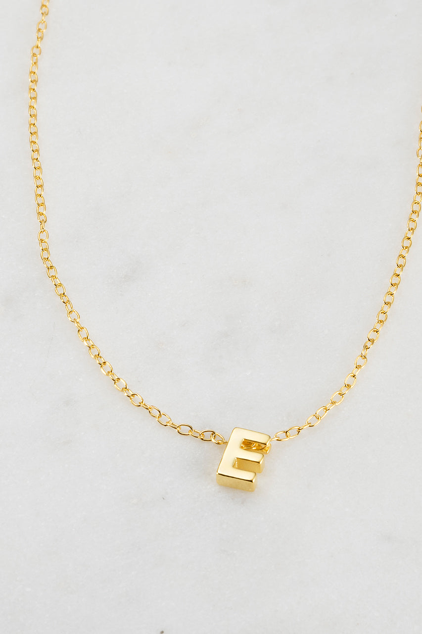 Zafino - Letter Necklace (18K Gold Plated) Zafino
