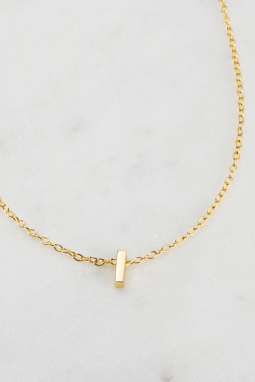 Zafino - Letter Necklace (18K Gold Plated) Zafino
