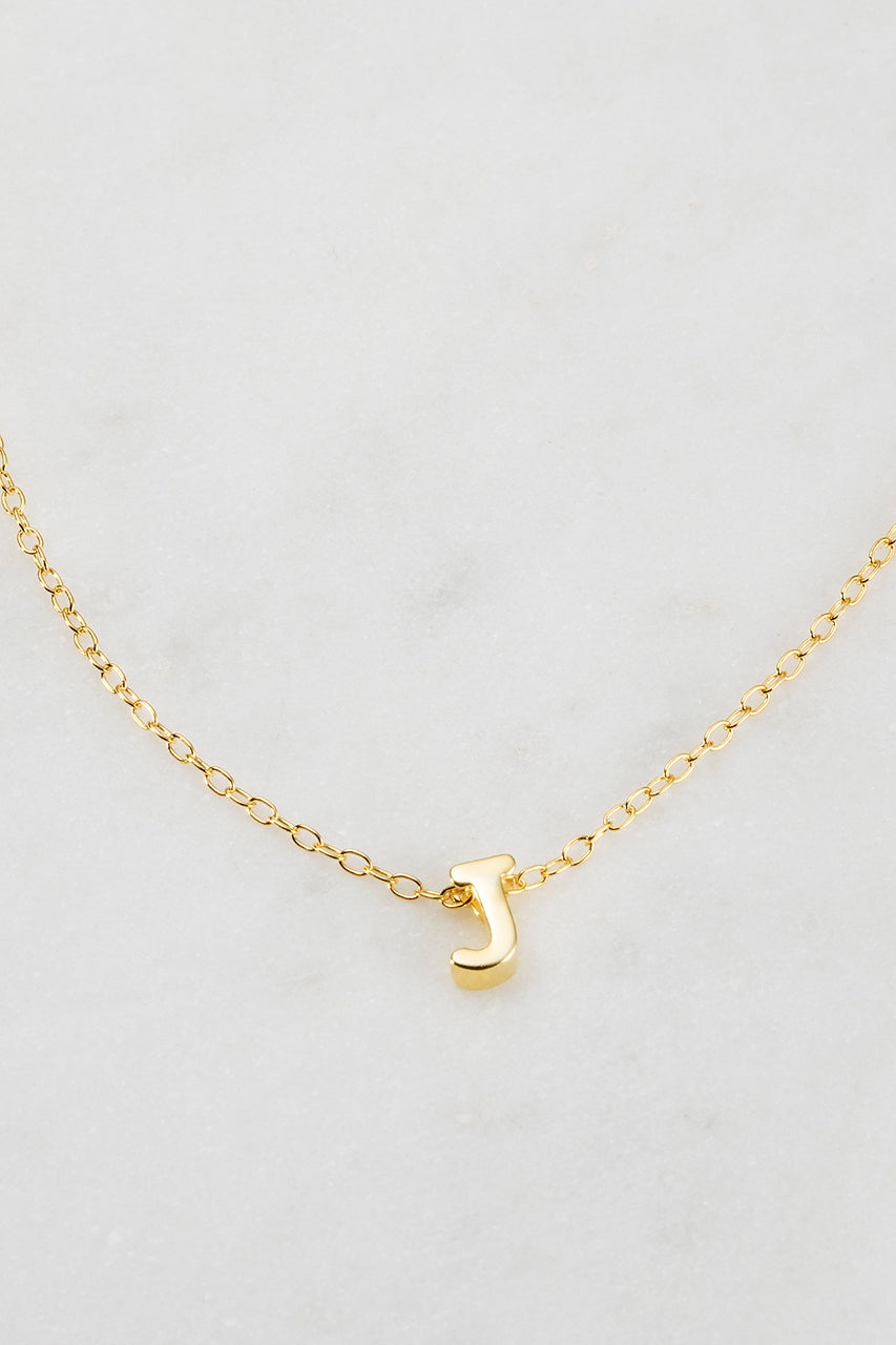 Zafino - Letter Necklace (18K Gold Plated) Zafino