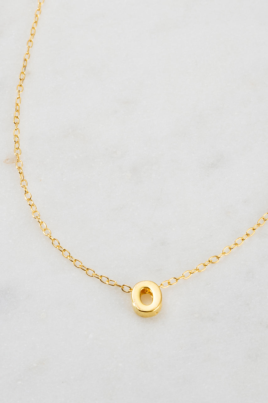 Zafino - Letter Necklace (18K Gold Plated) Zafino