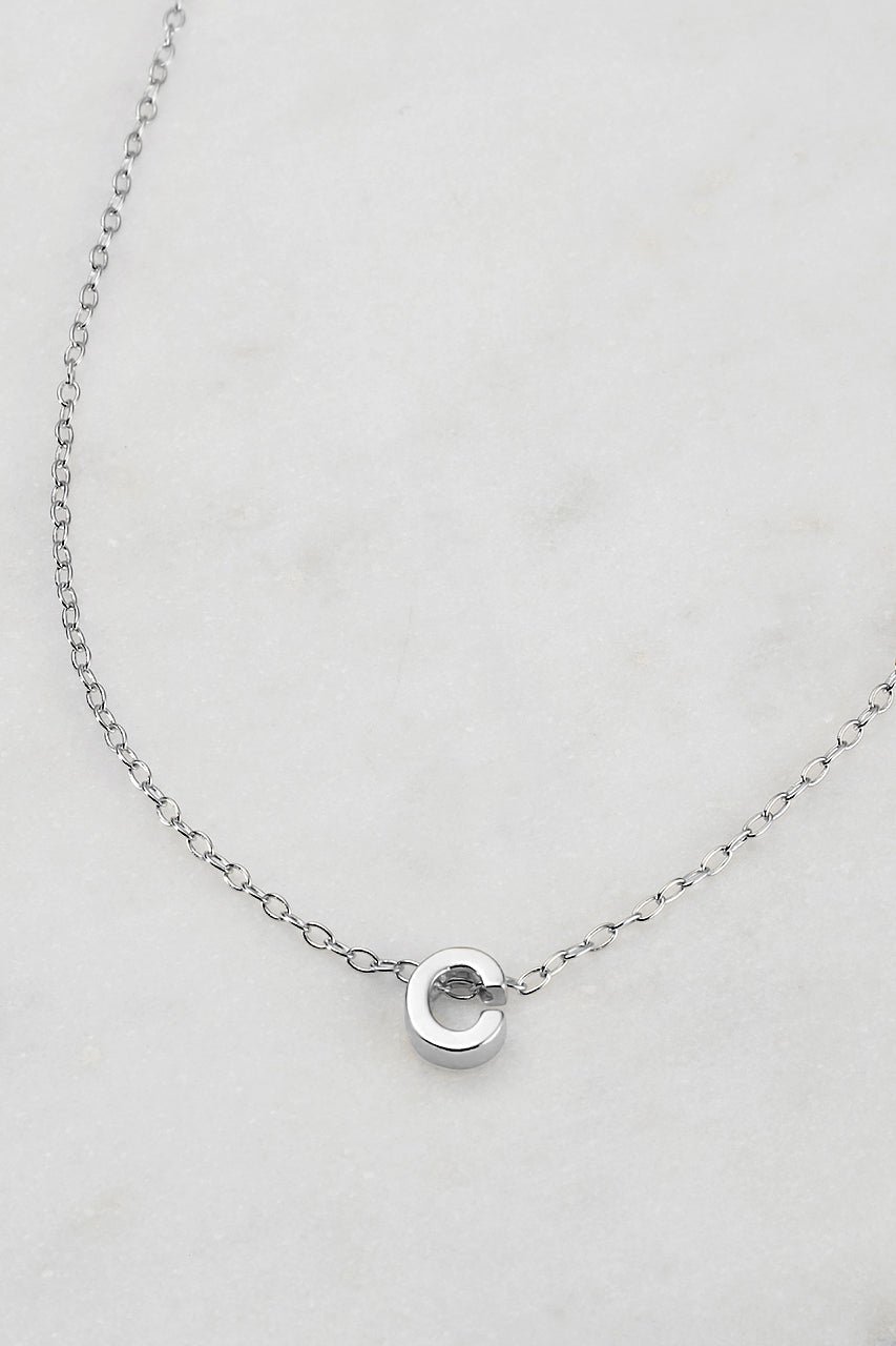 Zafino - Letter Necklace (925 Sterling Silver) Zafino