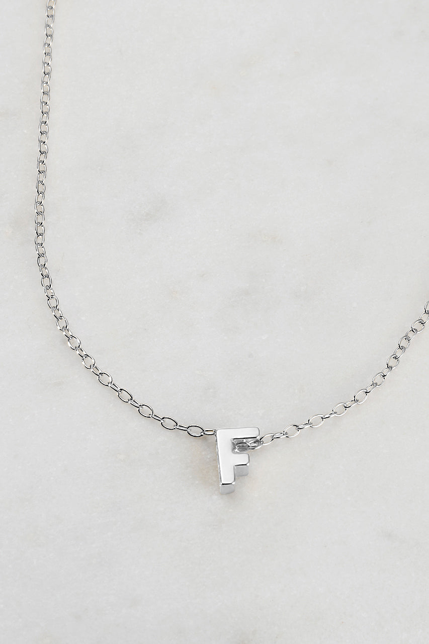 Zafino - Letter Necklace (925 Sterling Silver) Zafino