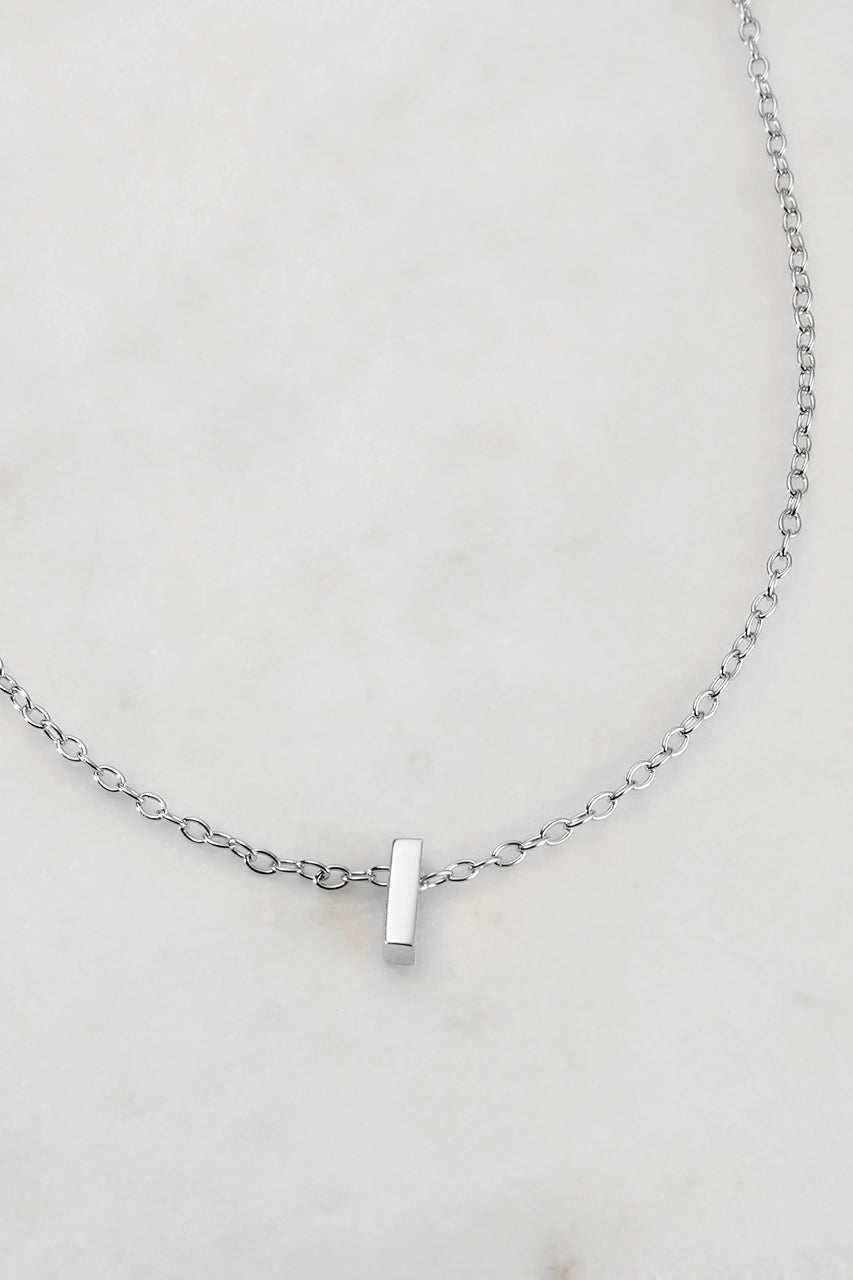 Zafino - Letter Necklace (925 Sterling Silver) Zafino