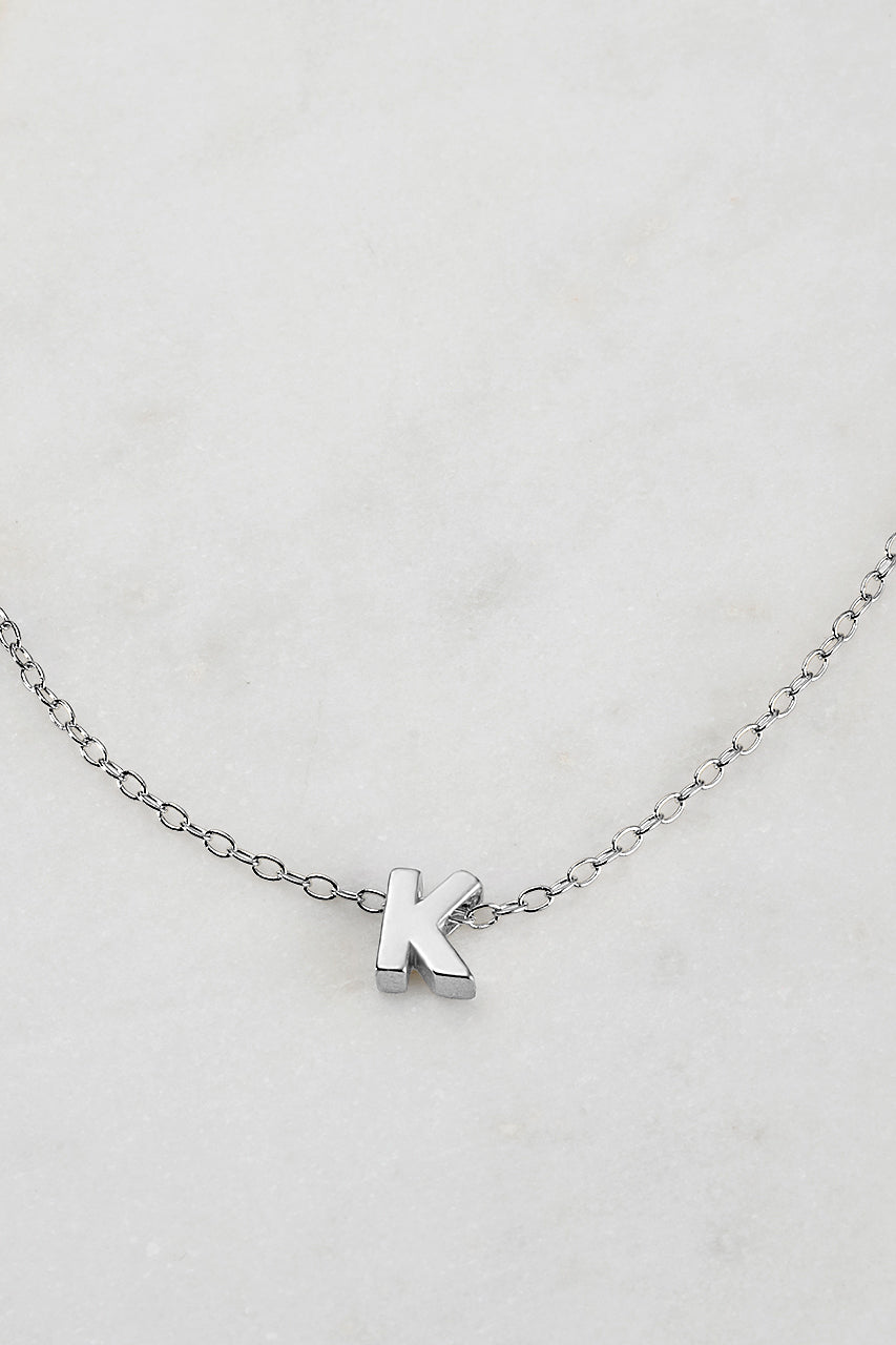 Zafino - Letter Necklace (925 Sterling Silver) Zafino