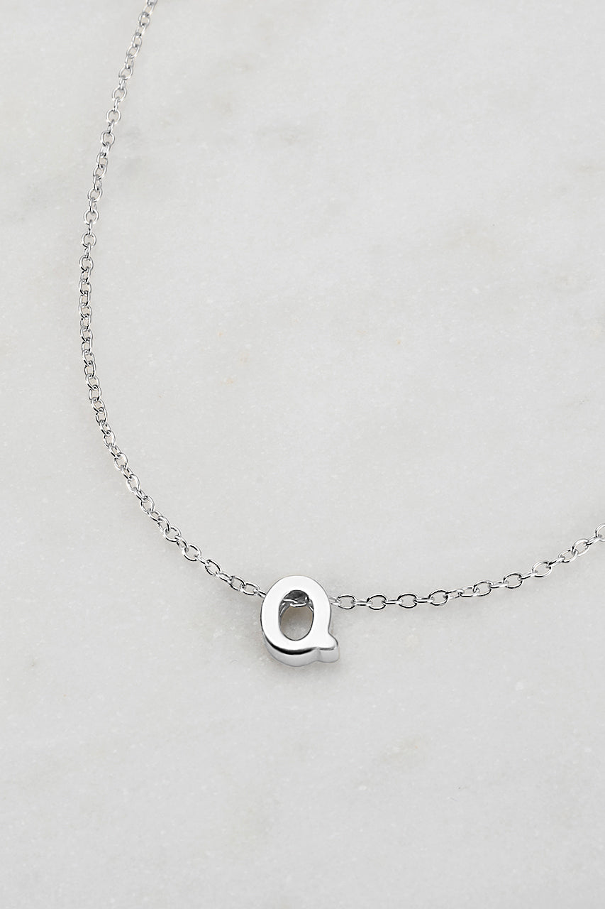 Zafino - Letter Necklace (925 Sterling Silver) Zafino