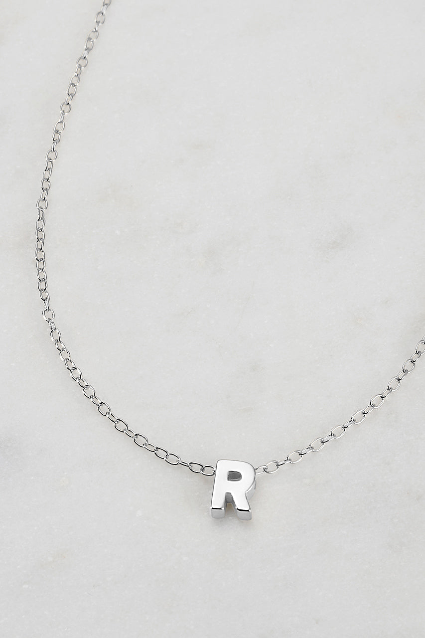 Zafino - Letter Necklace (925 Sterling Silver) Zafino