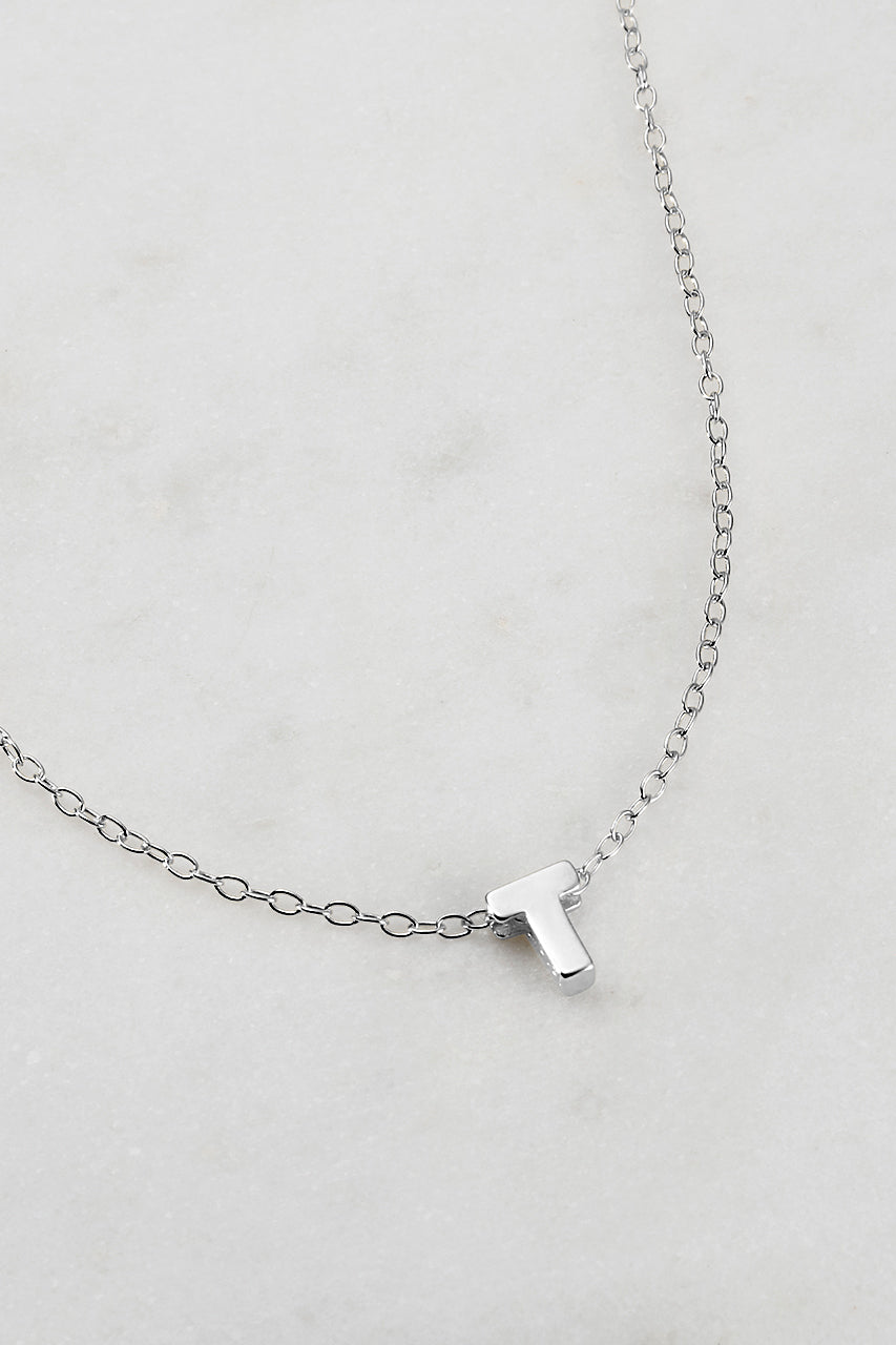 Zafino - Letter Necklace (925 Sterling Silver) Zafino