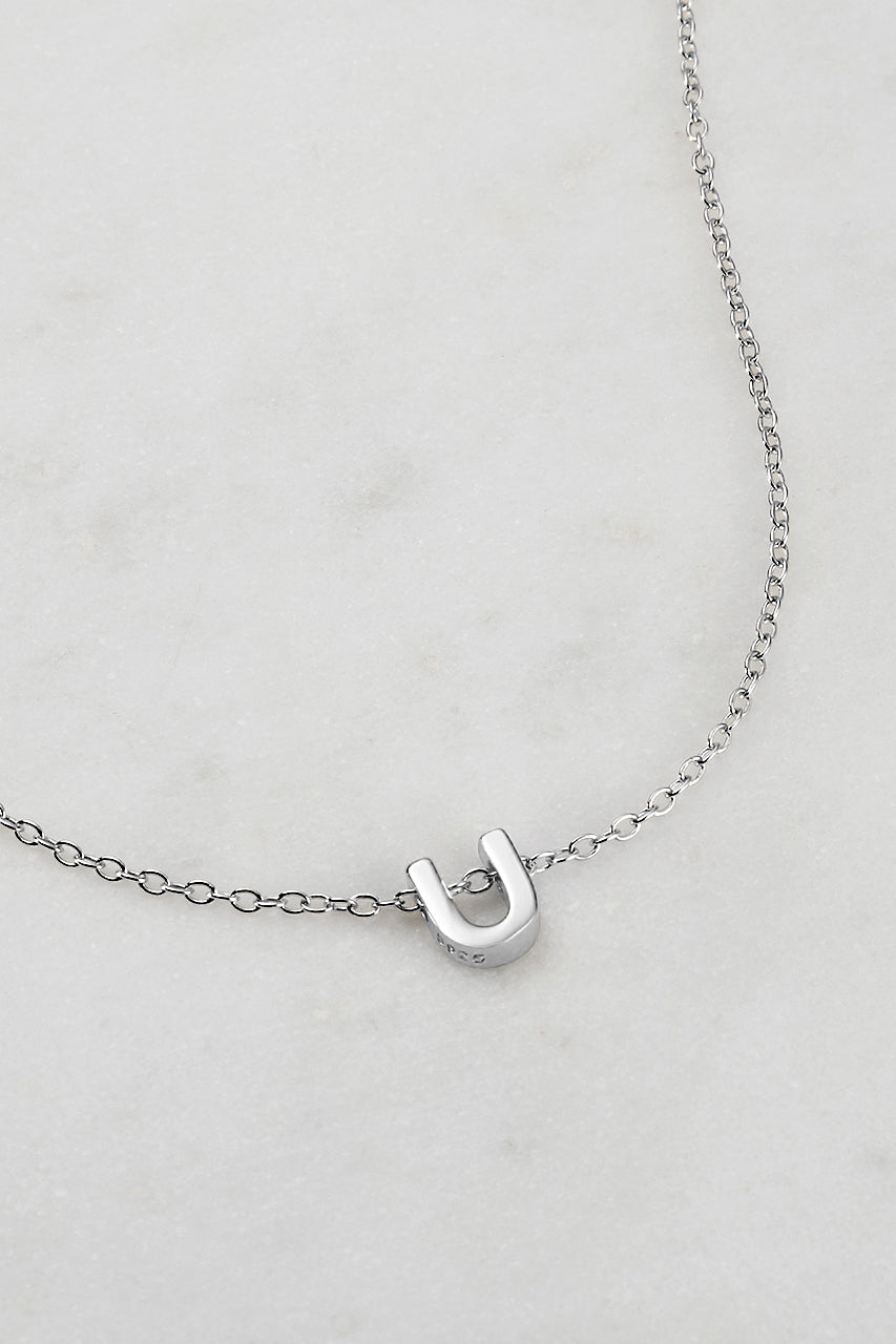 Zafino - Letter Necklace (925 Sterling Silver) Zafino