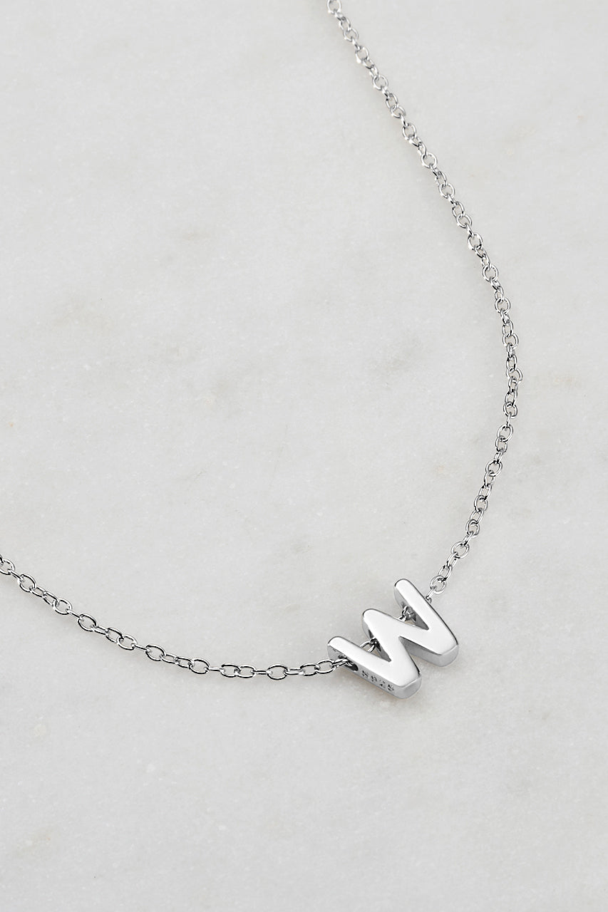 Zafino - Letter Necklace (925 Sterling Silver) Zafino