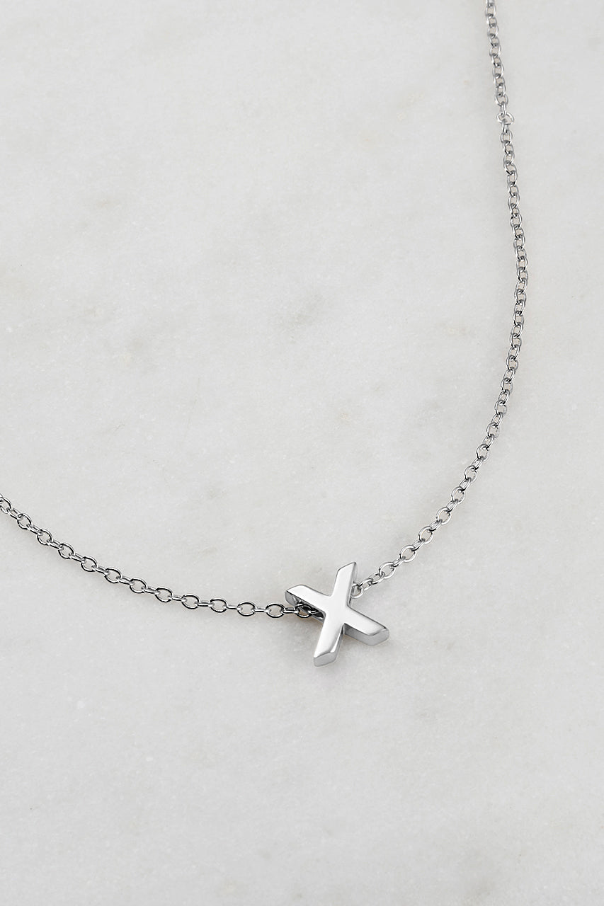 Zafino - Letter Necklace (925 Sterling Silver) Zafino