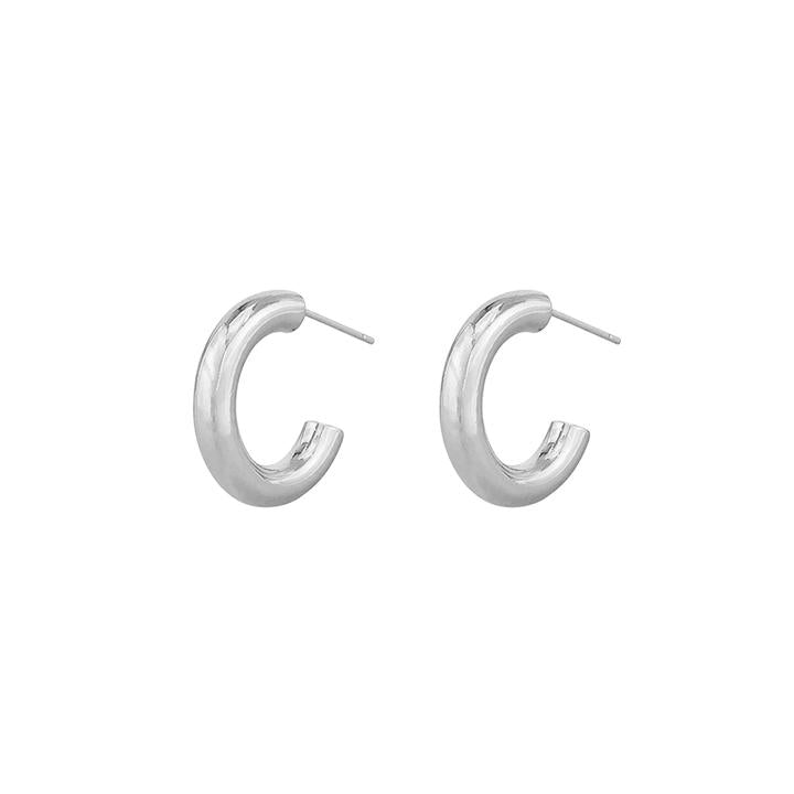 Jolie & Deen Krista Hoops - Silver Jolie & Deen