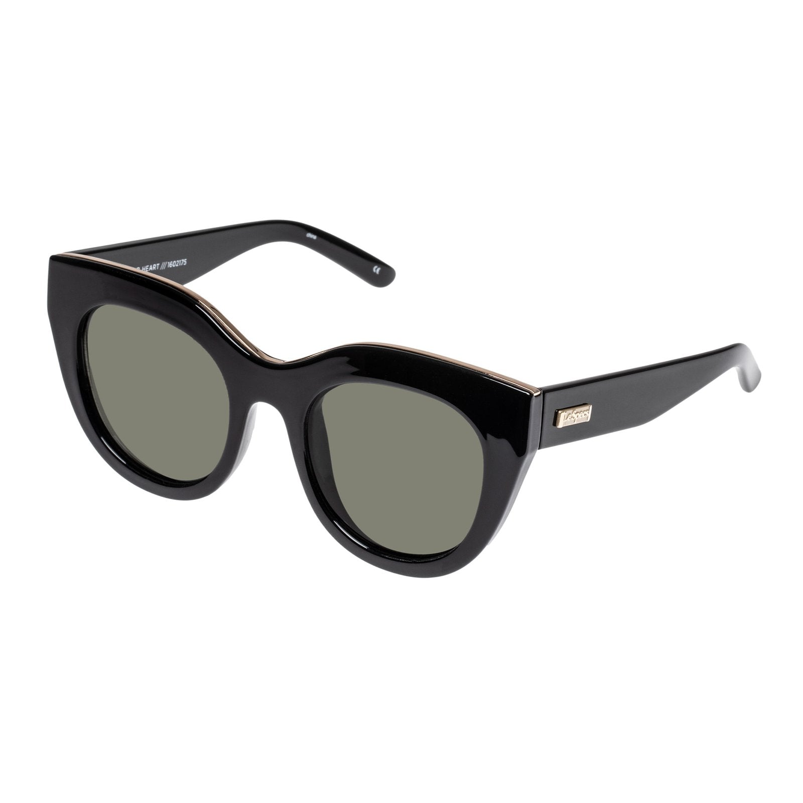 Le Specs Air Heart - Black/Gold Le Specs