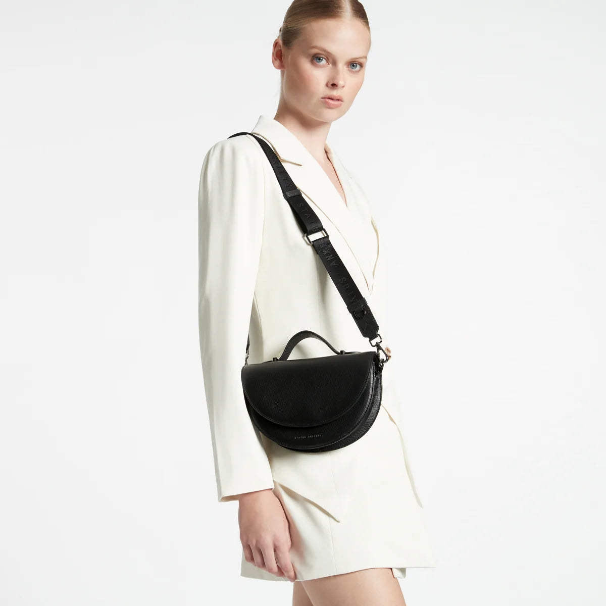 Status Anxiety All Nighter With Webbed Strap -Black Status Anxiety