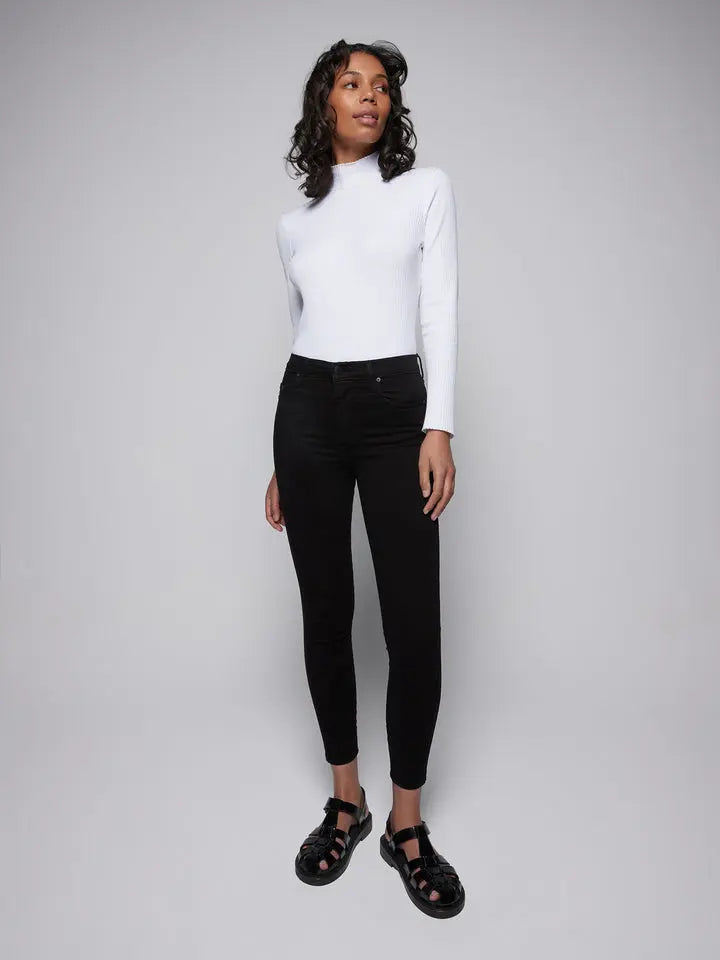 Nobody Denim Cult Skinny Ankle - PowerBlk Nobody Denim