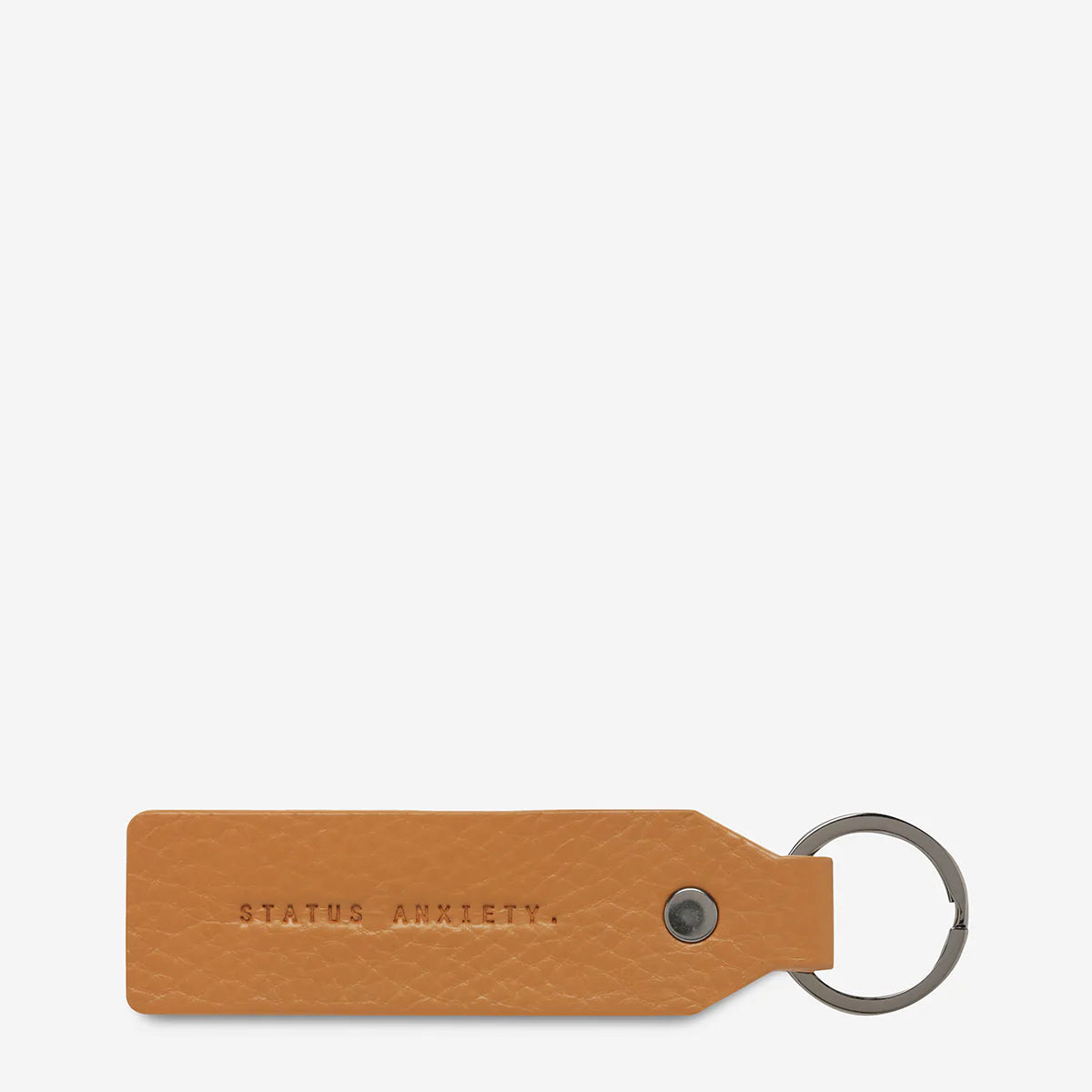 Status Anxiety Make Your Move Keyring - Tan Status Anxiety