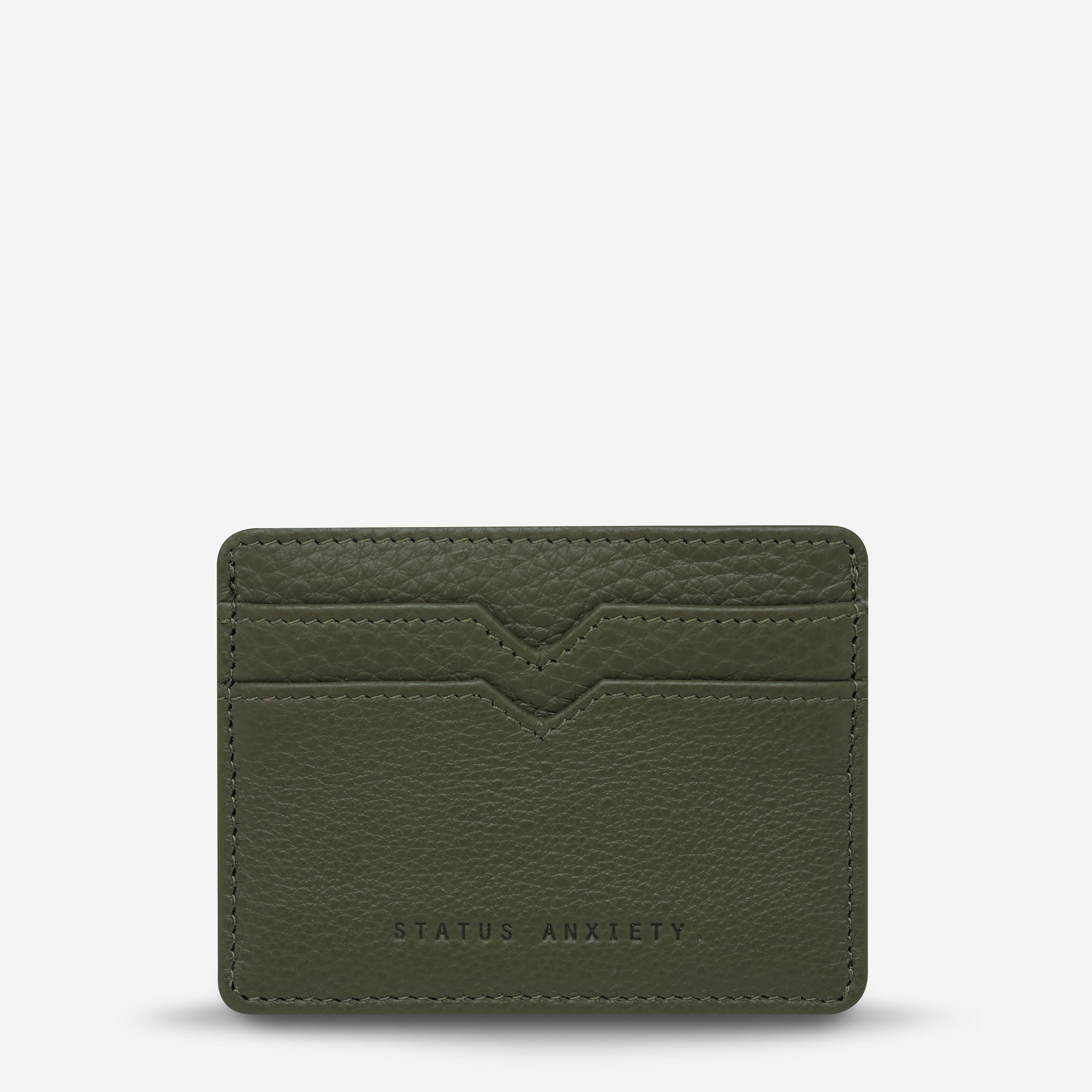 Status Anxiety Together For Now Wallet - Khaki Status Anxiety
