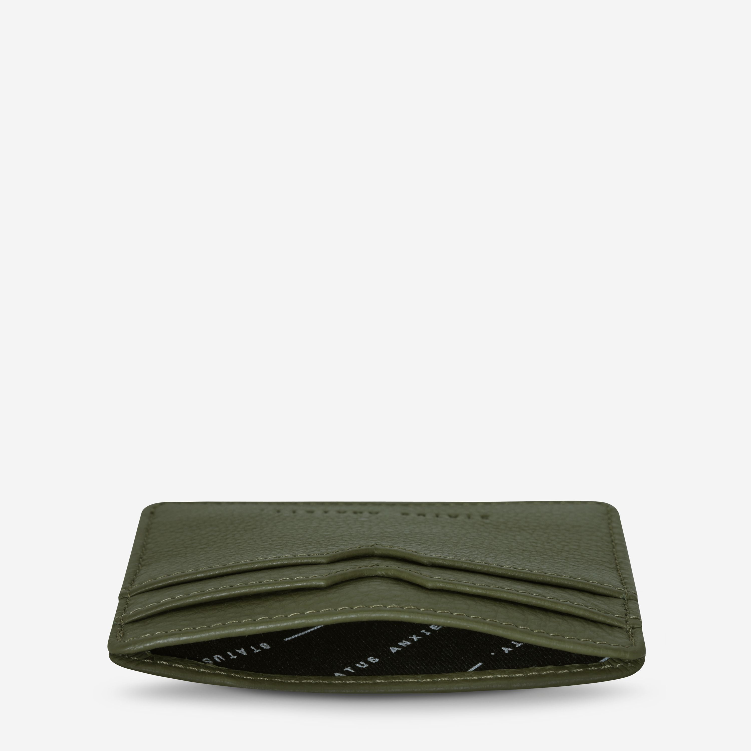 Status Anxiety Together For Now Wallet - Khaki Status Anxiety
