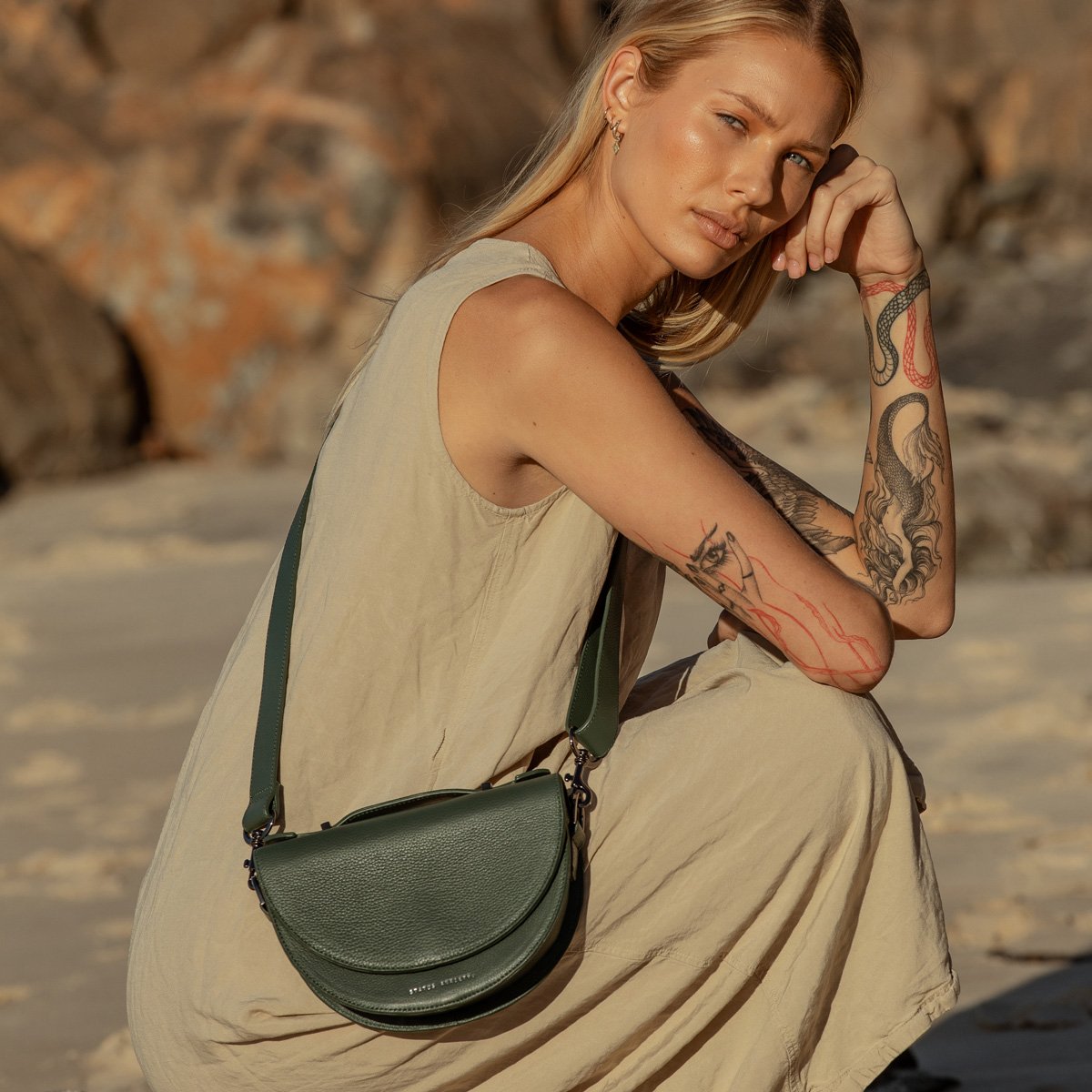 Status Anxiety All Nighter Bag - Green Status Anxiety