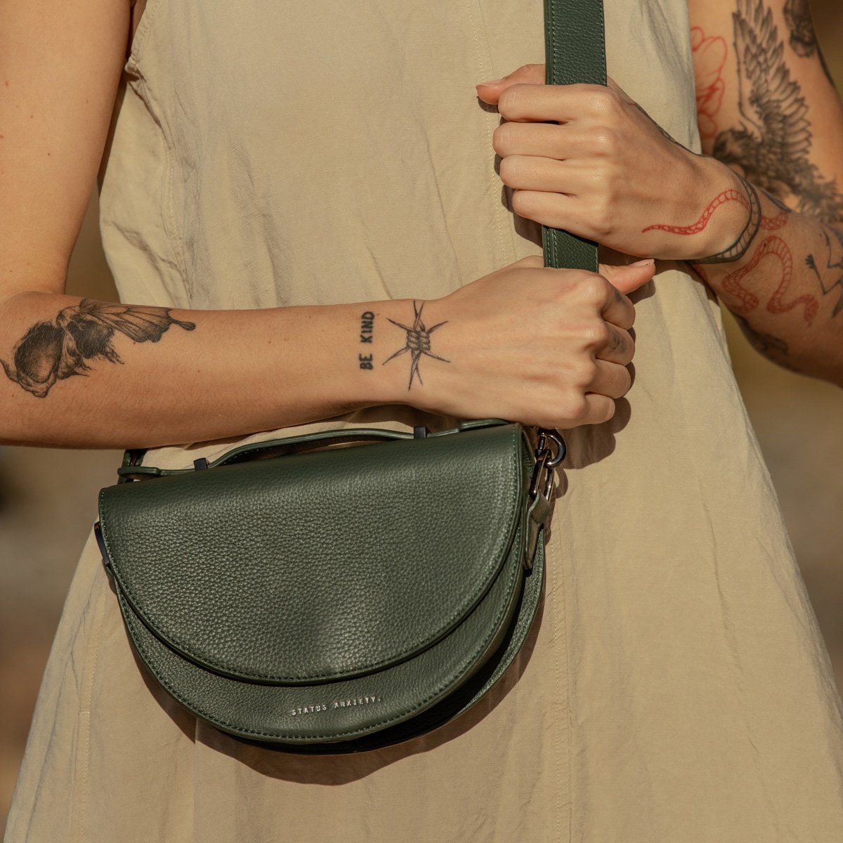 Status Anxiety All Nighter Bag - Green Status Anxiety