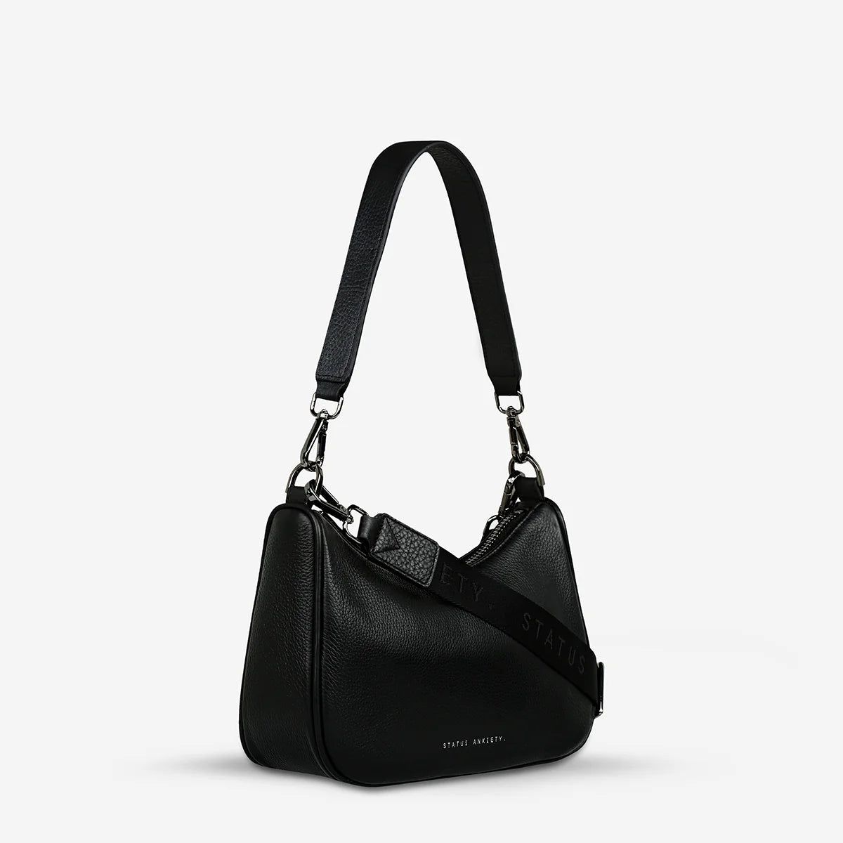 Status Anxiety - Look Both Ways Bag (Black) Status Anxiety