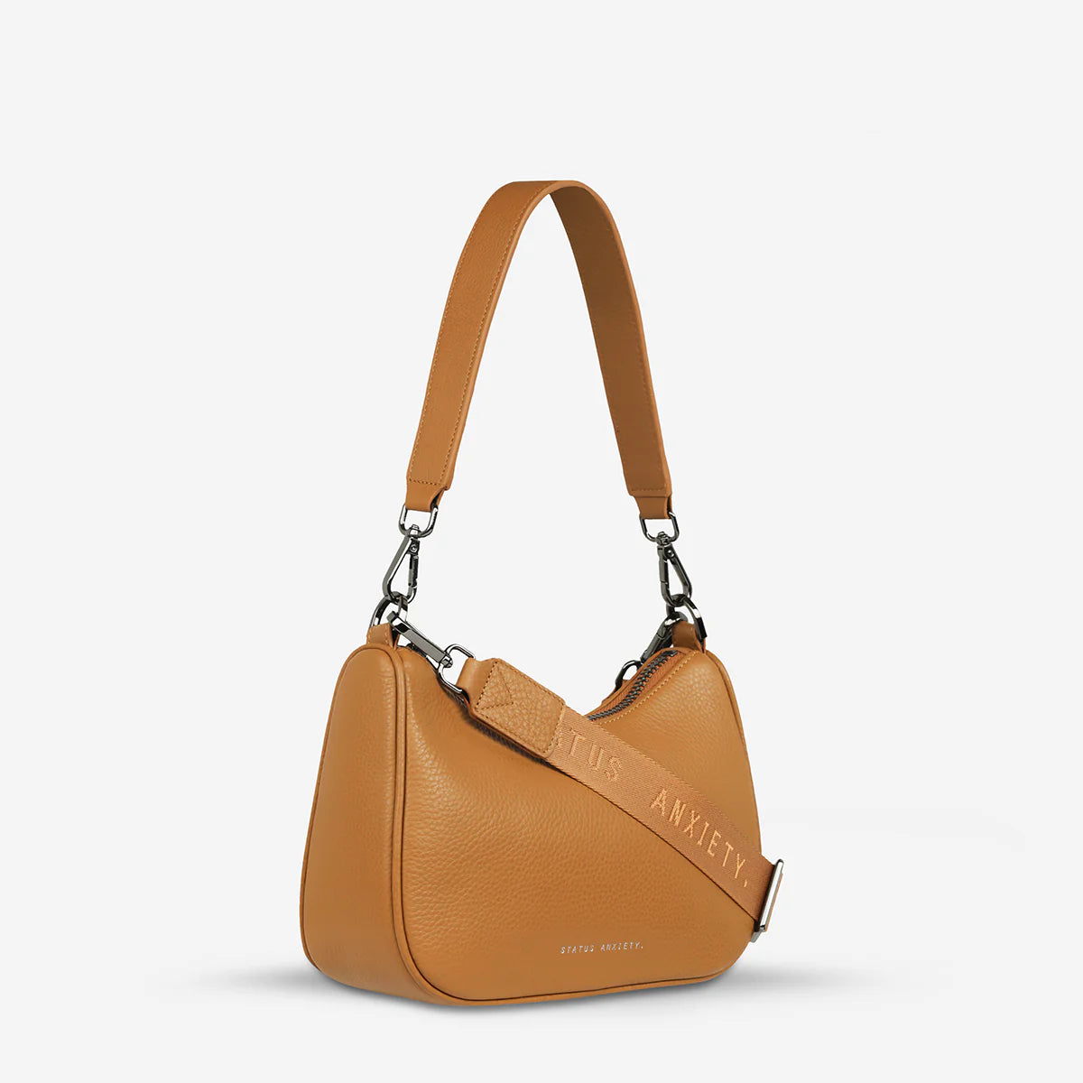 Status Anxiety - Look Both Ways Bag (Tan) Status Anxiety