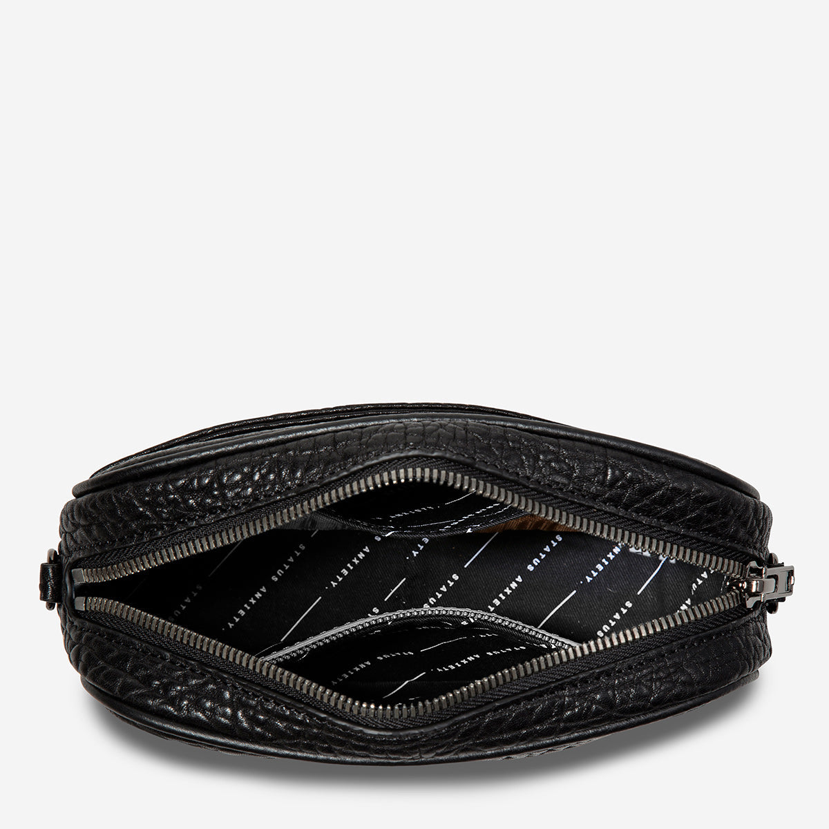 Status Anxiety Plunder With Webbed Strap - Black Bubble Status Anxiety