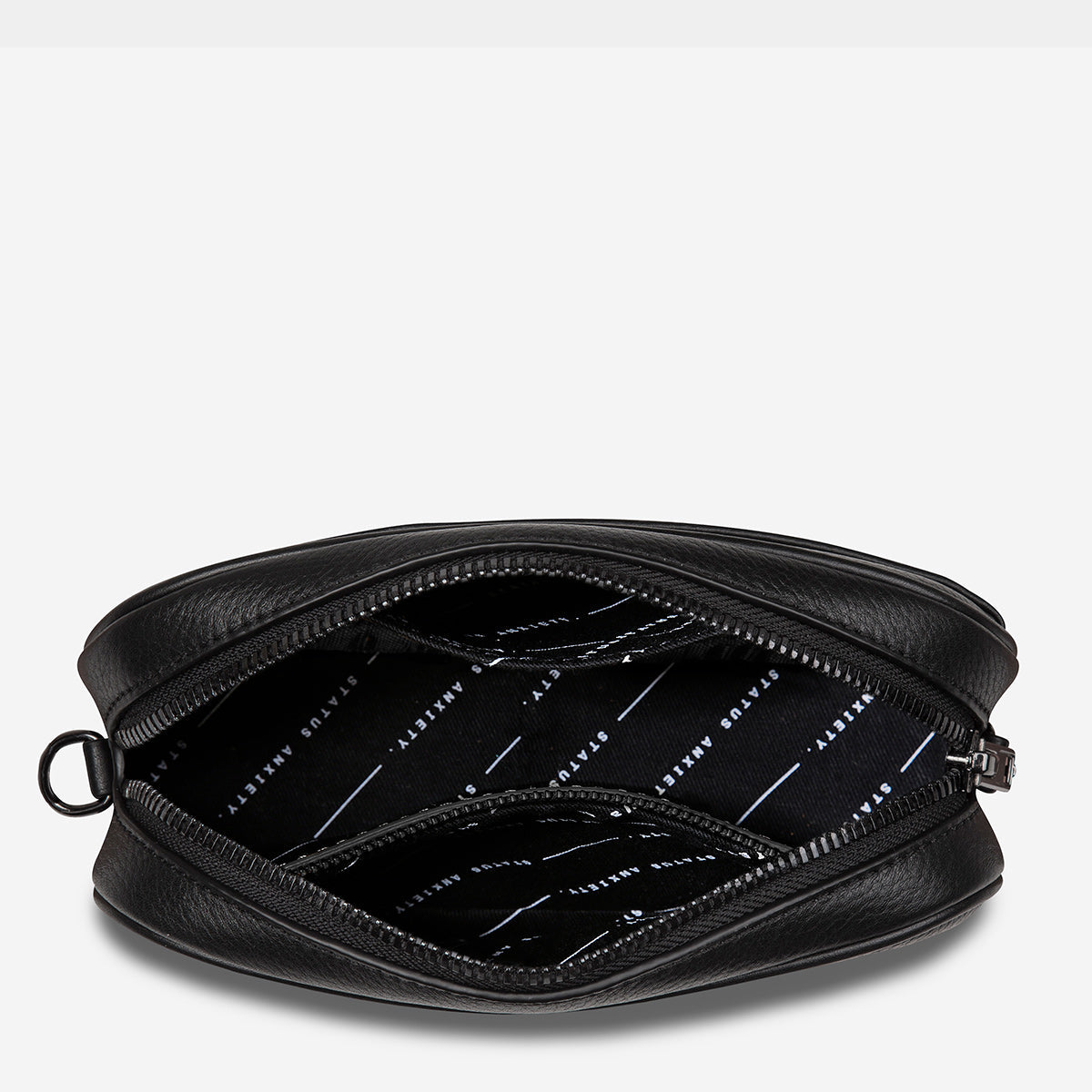Status Anxiety - Plunder With Webbed Strap (Black) Status Anxiety