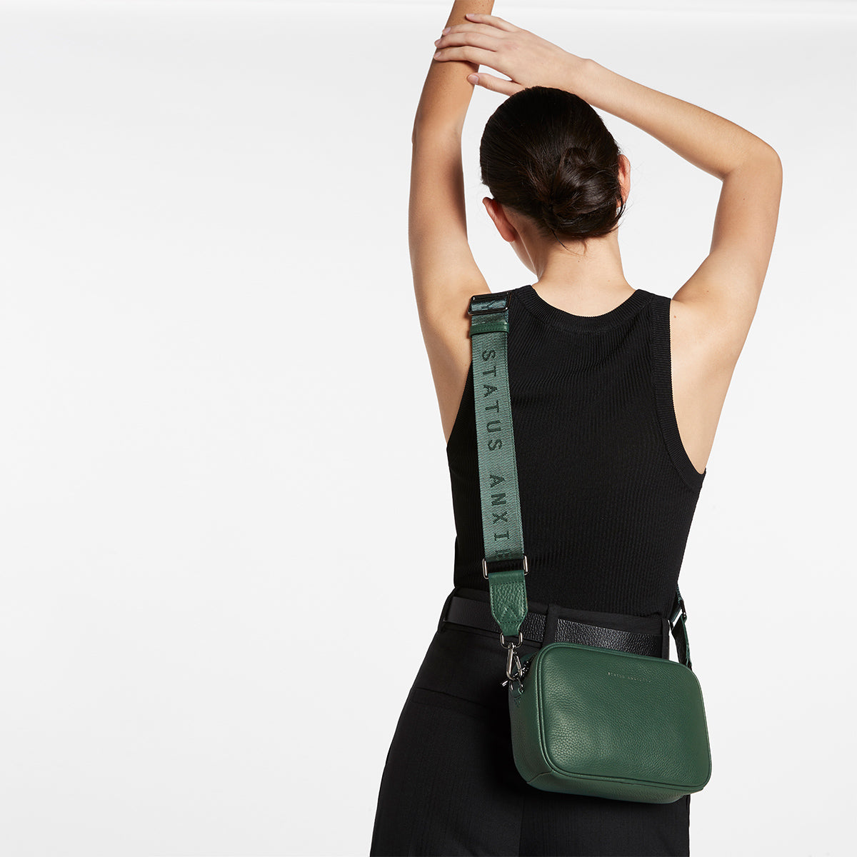 Status Anxiety Plunder With Webbed Strap - Green Status Anxiety